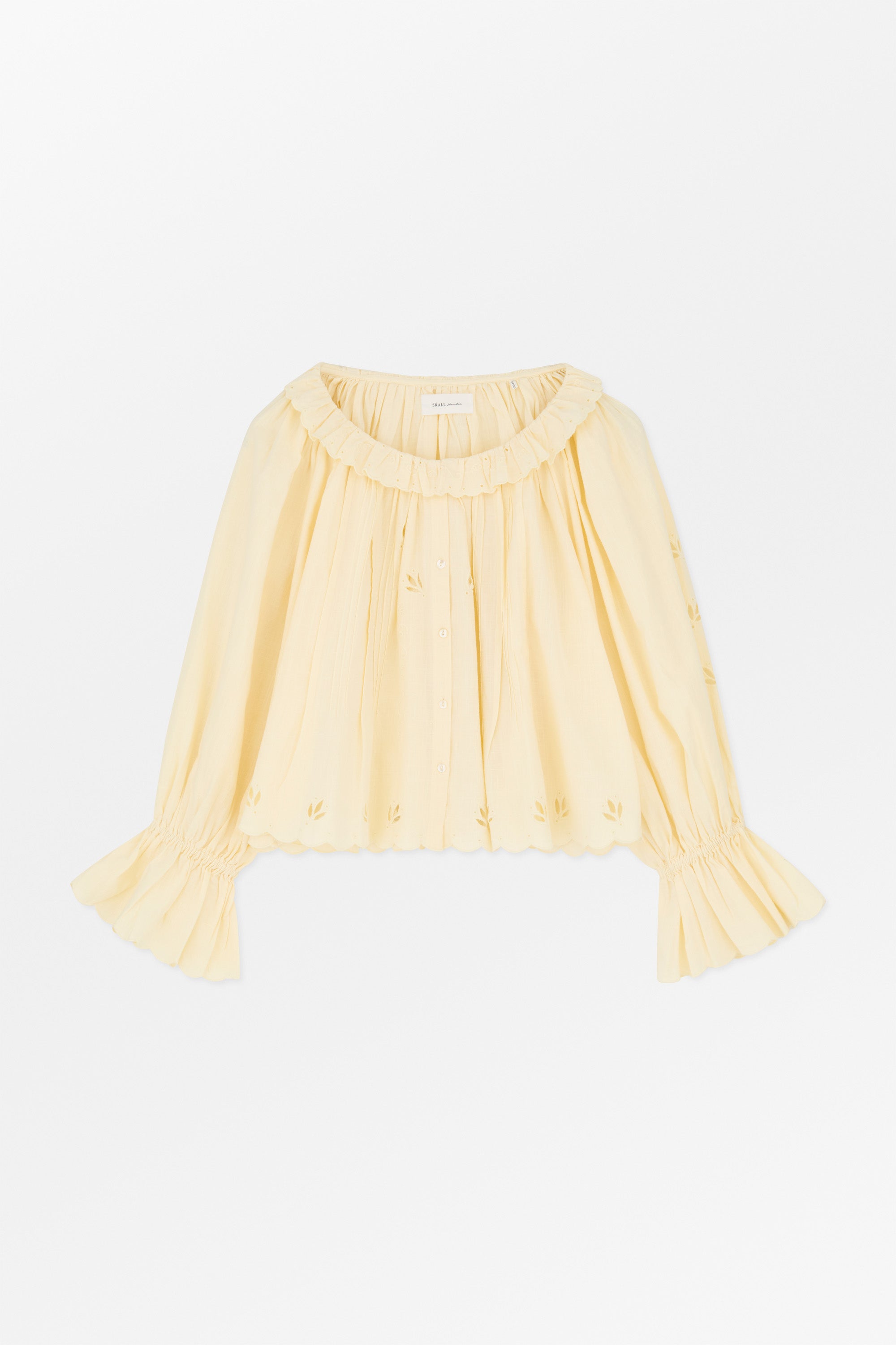 Fleurie blouse - Buttermilk – Skall Studio ENG