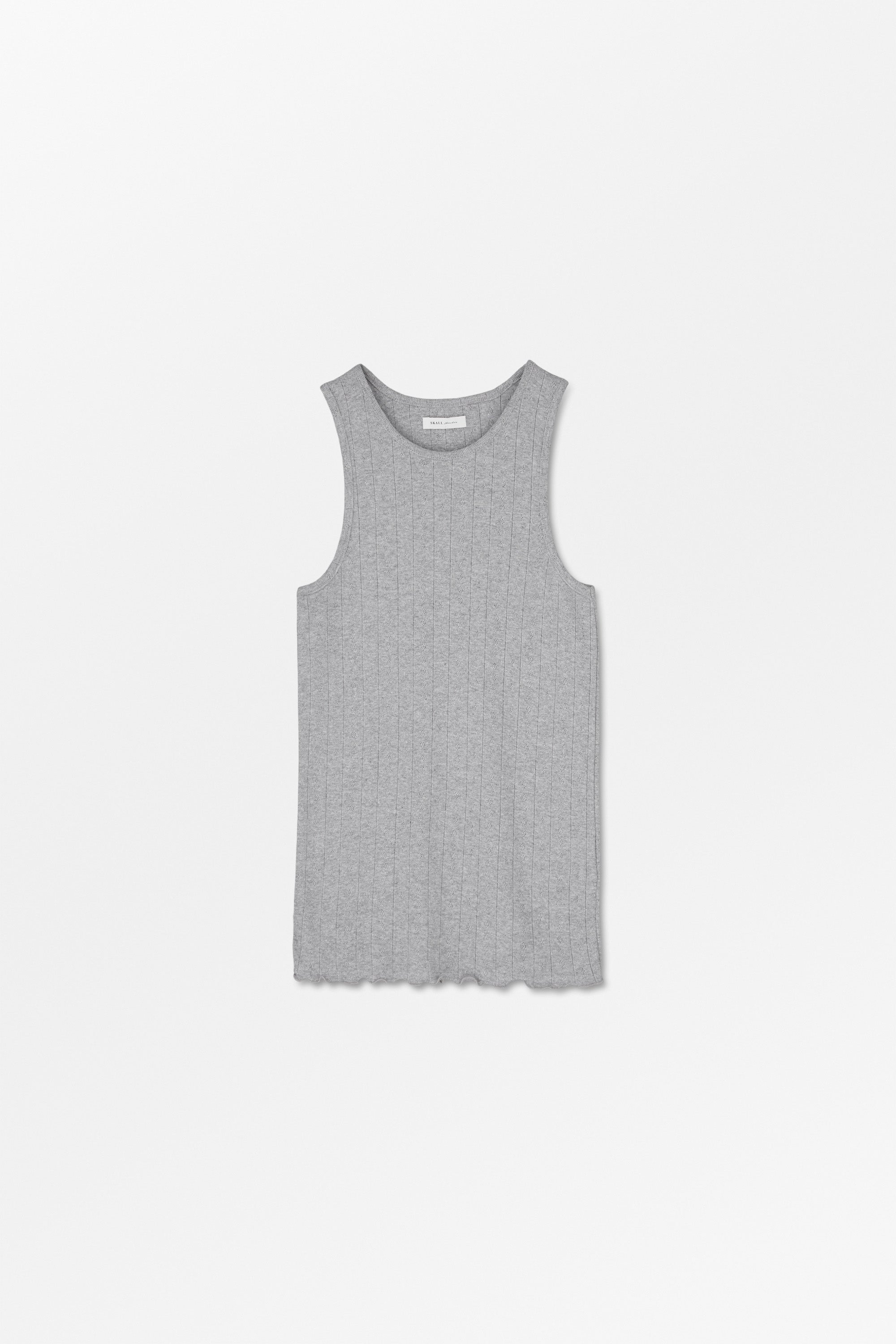 Edie tank top - Grey melange – Skall Studio ENG