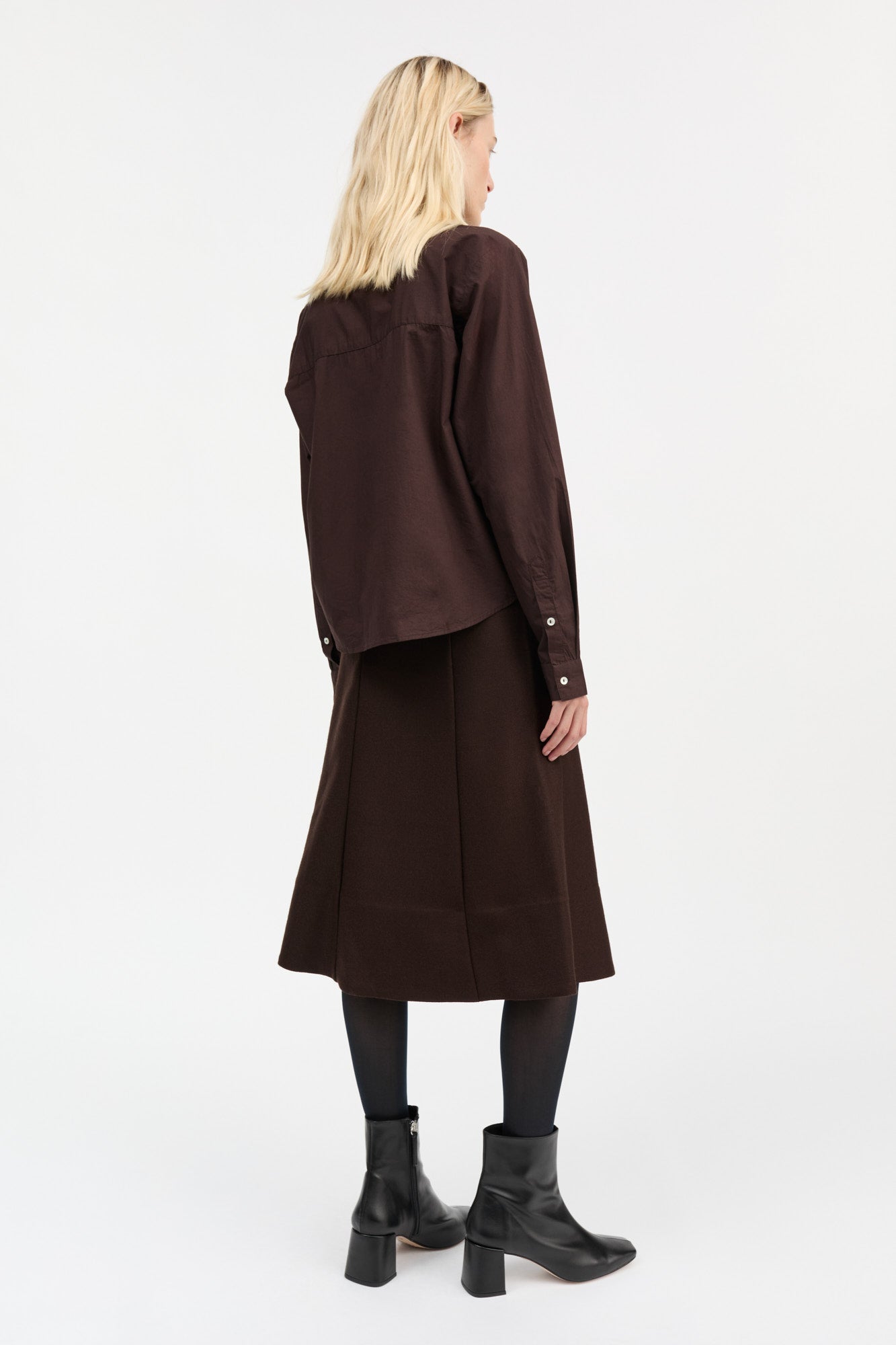 Skall Studio Agnes shirt Shirt Dark brown