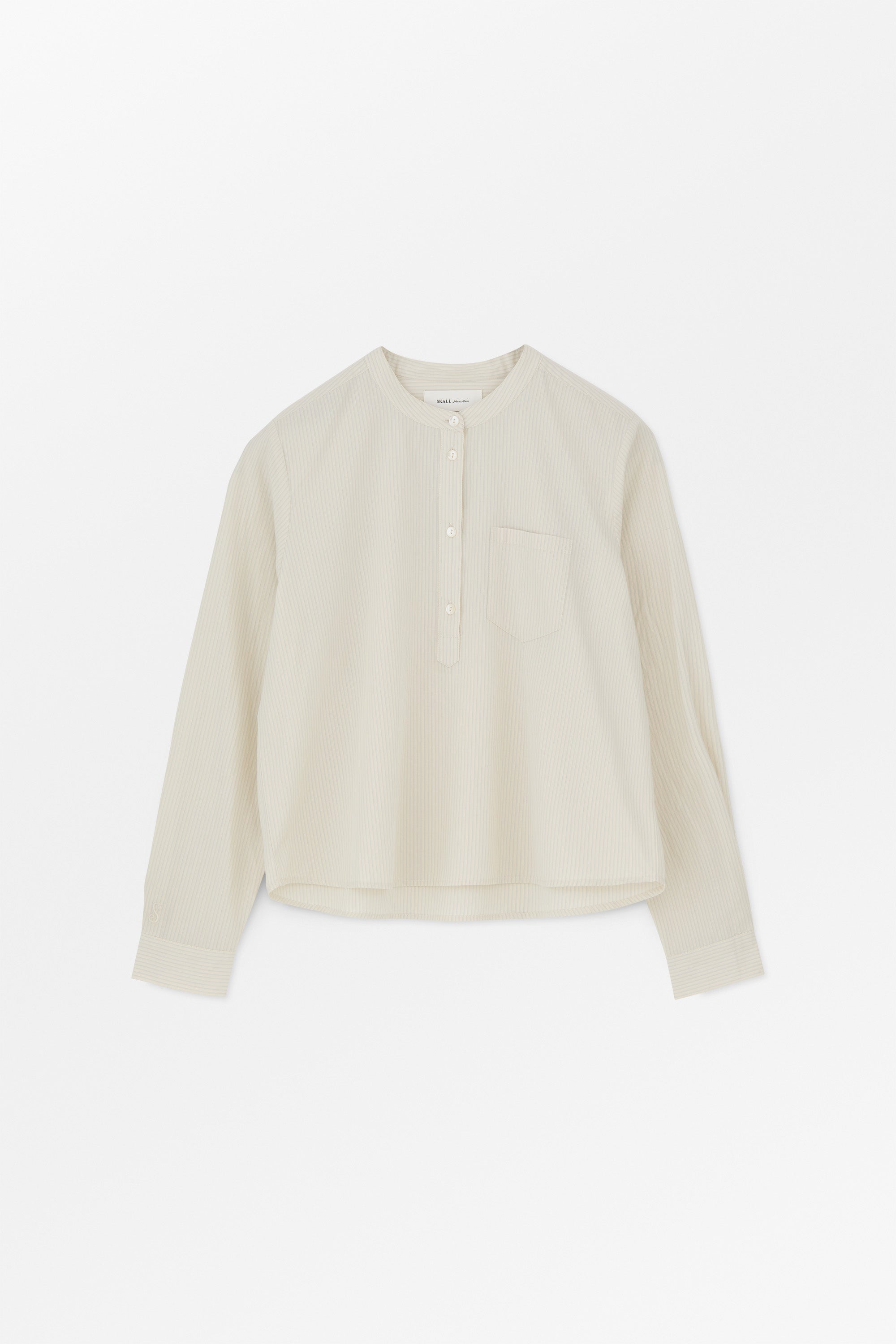 Agnes shirt Light blue/White stripe – Skall Studio ENG