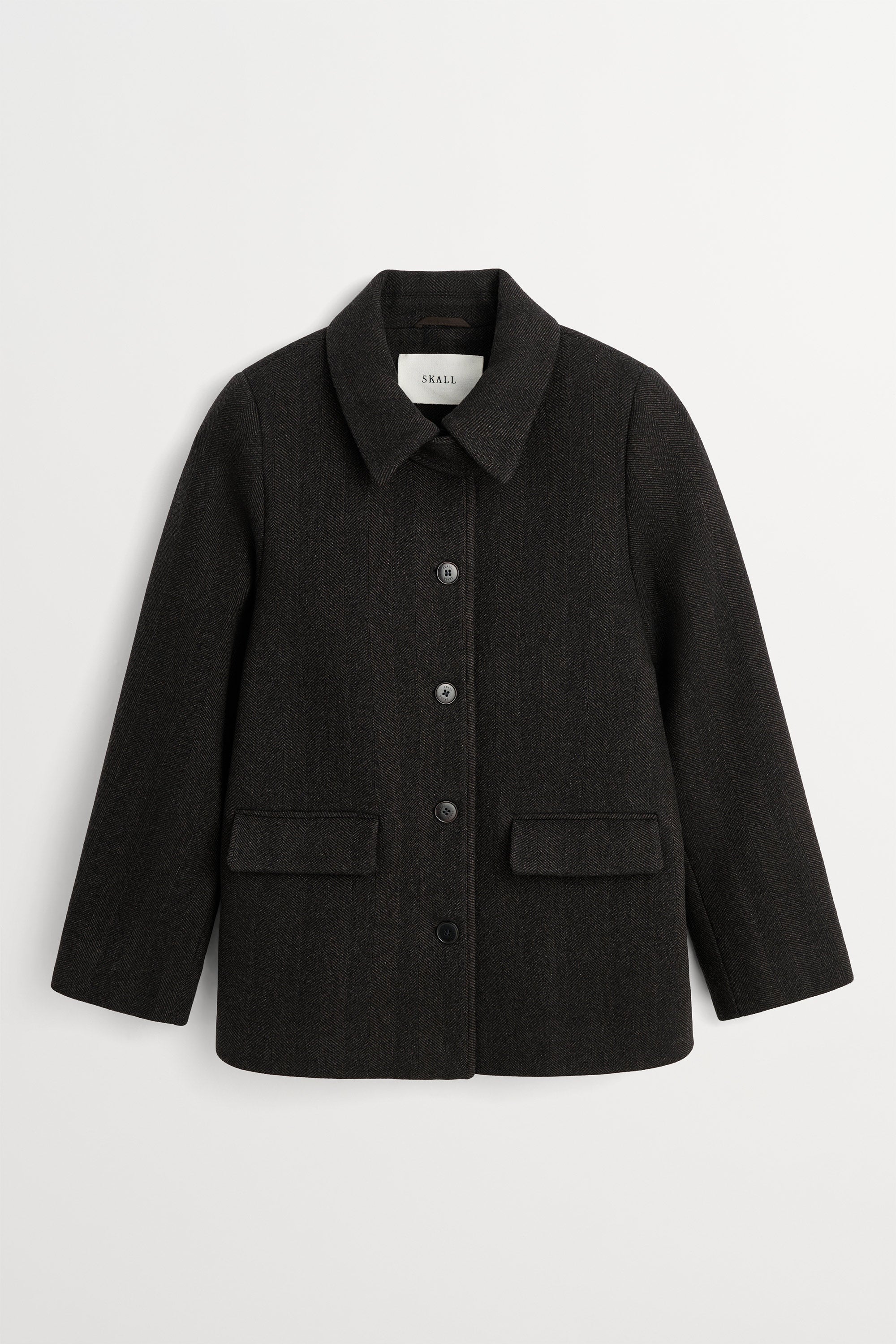 Skall Studio Alfred jacket Jacket Brown herringbone