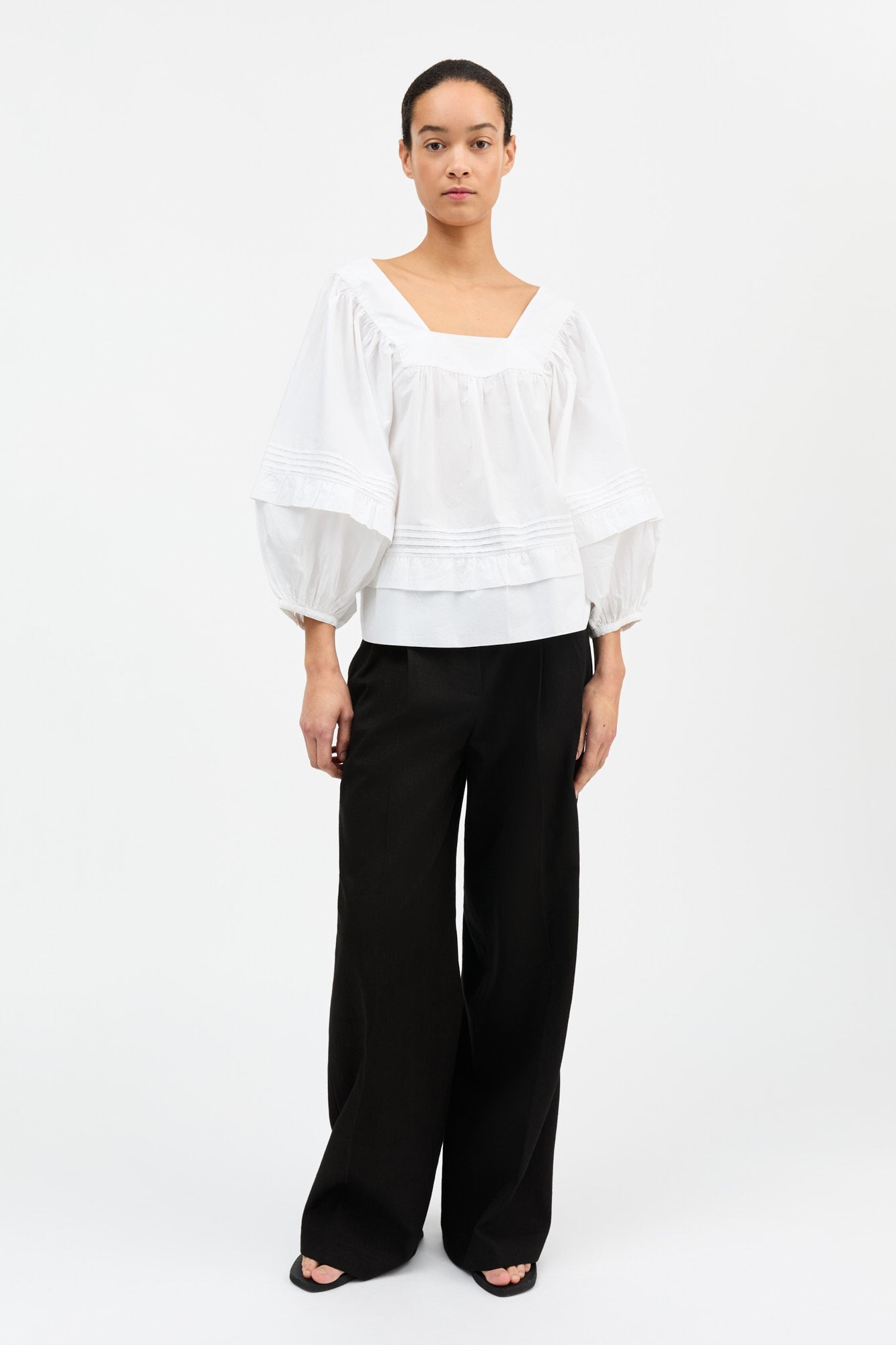 Skall Studio Alice blouse Blouse Optic white