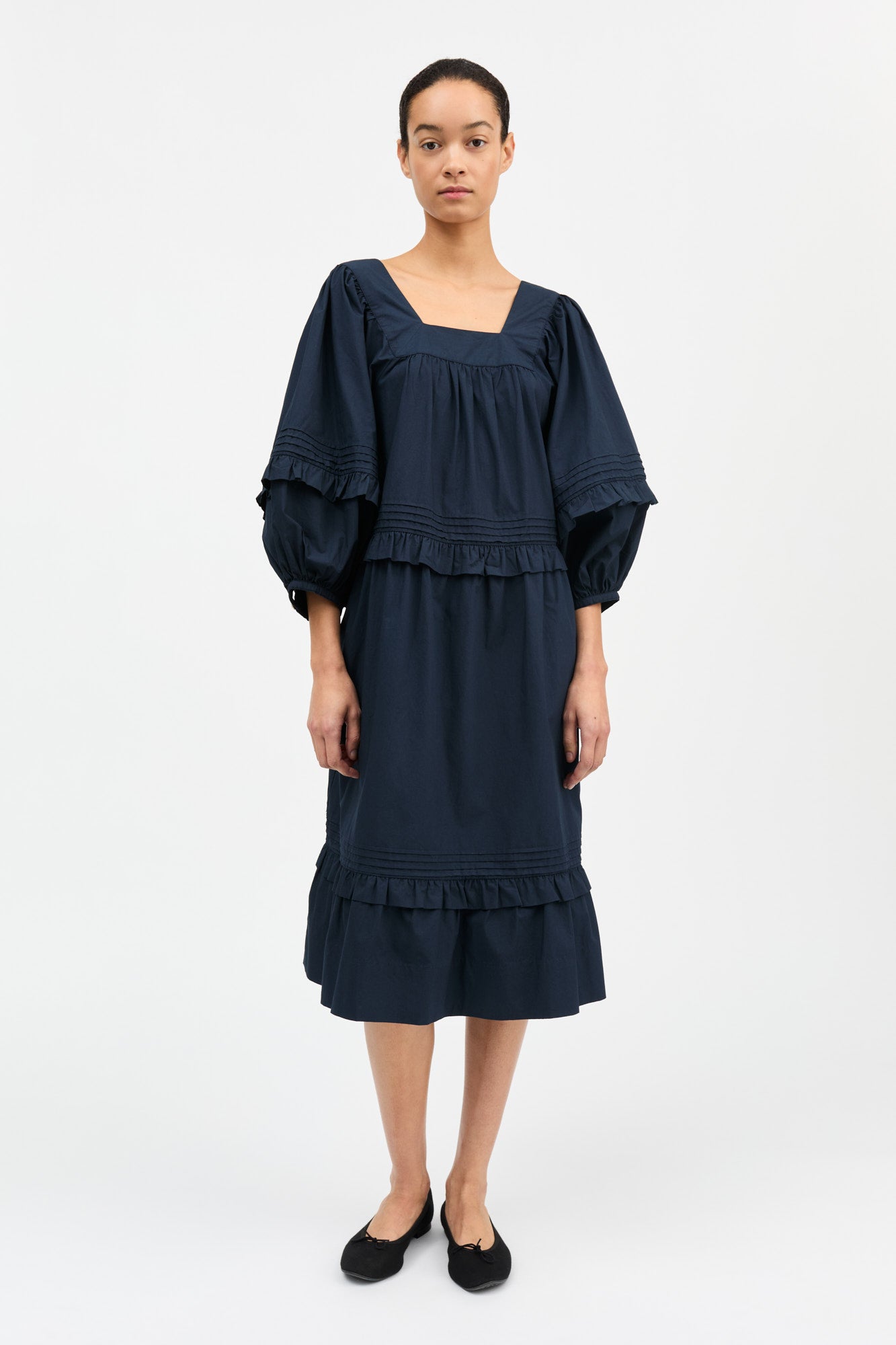 Alice Dress - Dark navy - Dress - Skall Studio Alice Dress - Dark navy - Dress - Skall Studio