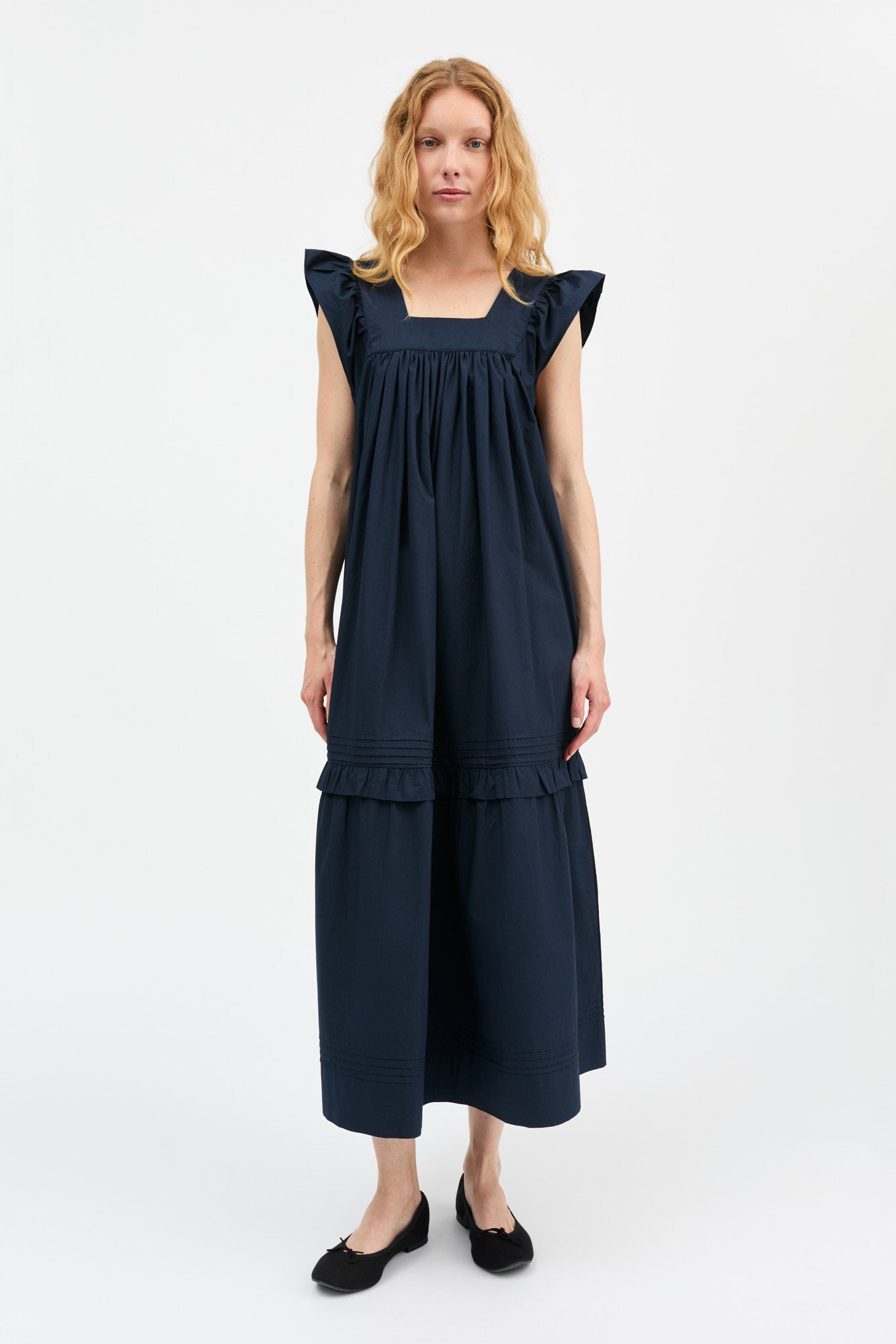 タグ付き新品未使用　deres 12th dress dark navy Alina dress - Dark navy – Skall Studio ENG