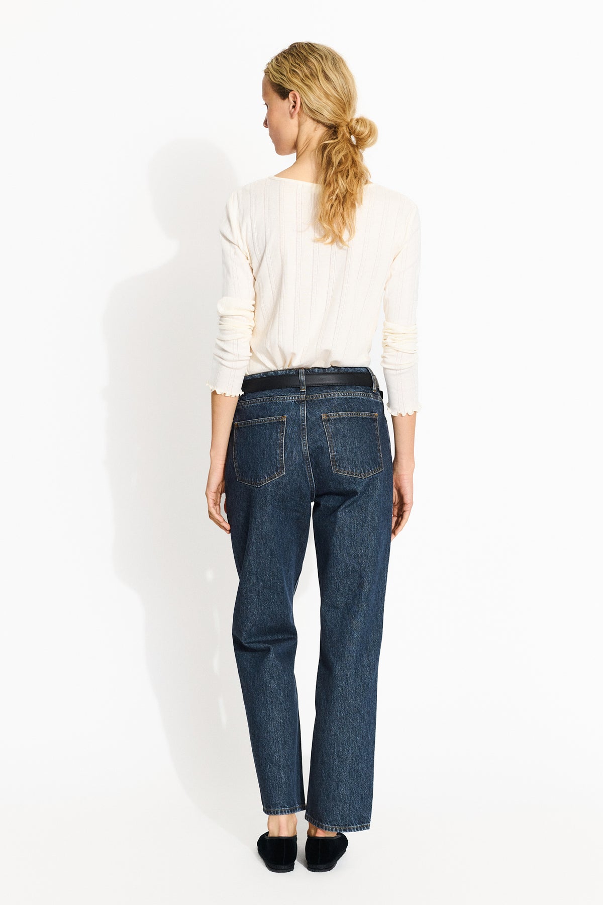 Skall Studio Allison cropped jeans Jeans Washed storm blue