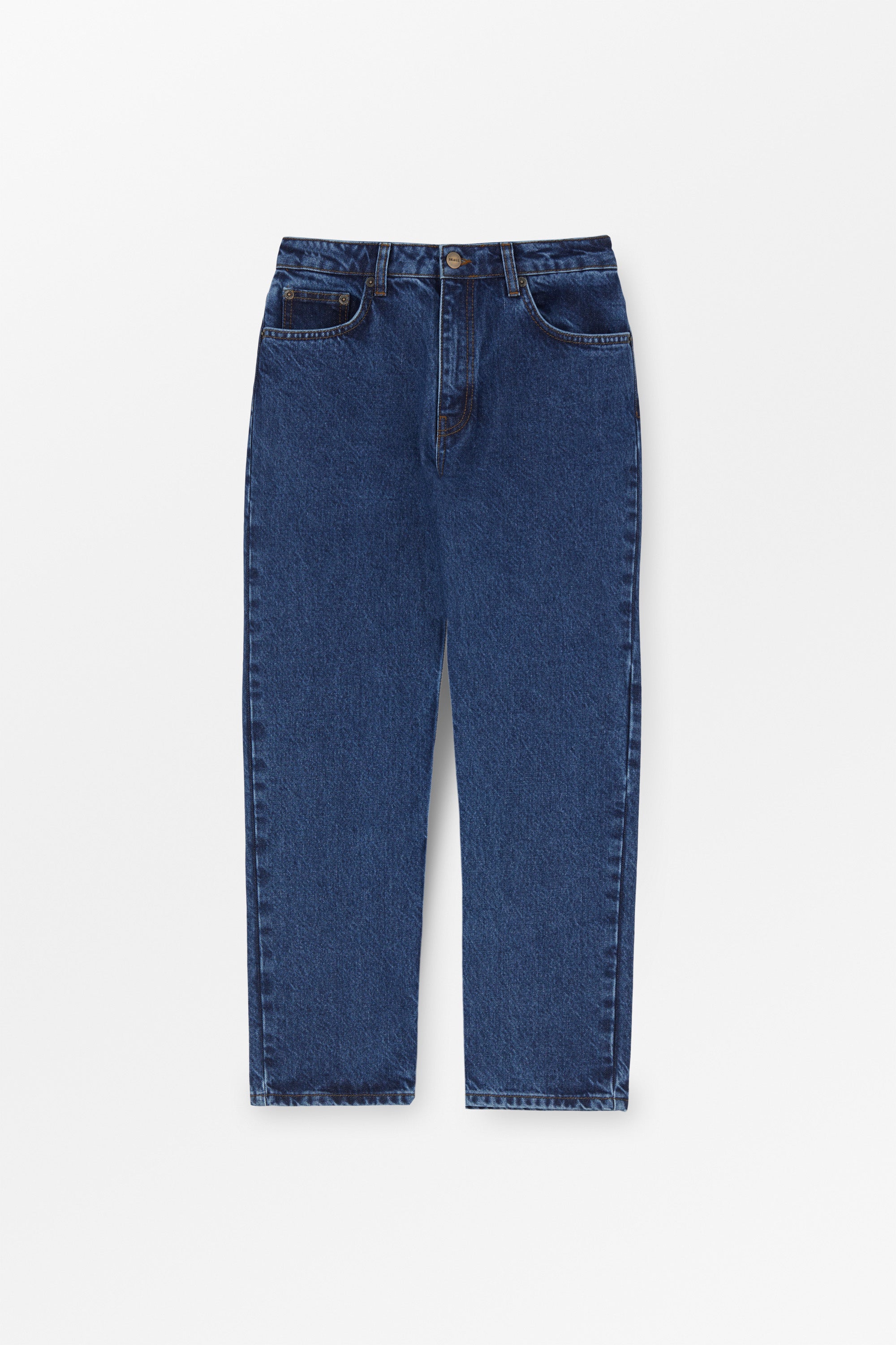 Allison cropped jeans - Mid blue – Skall Studio ENG