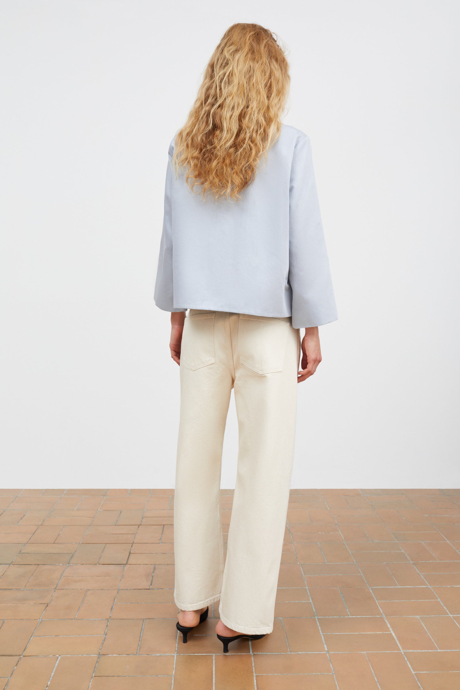 Skall Studio Alma blouse Blouse Dusty blue