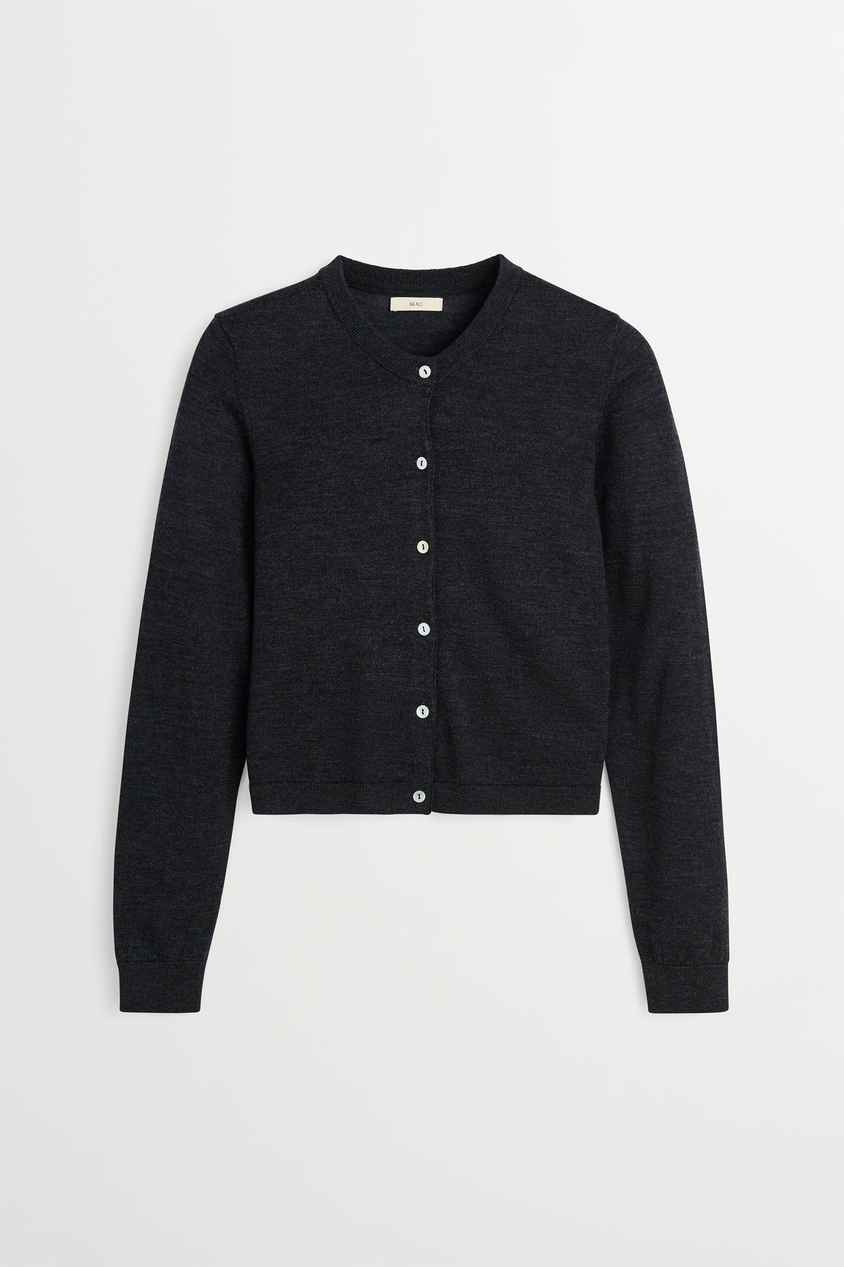 Skall Studio Amara baby cardigan Cardigan Dark Grey Melange