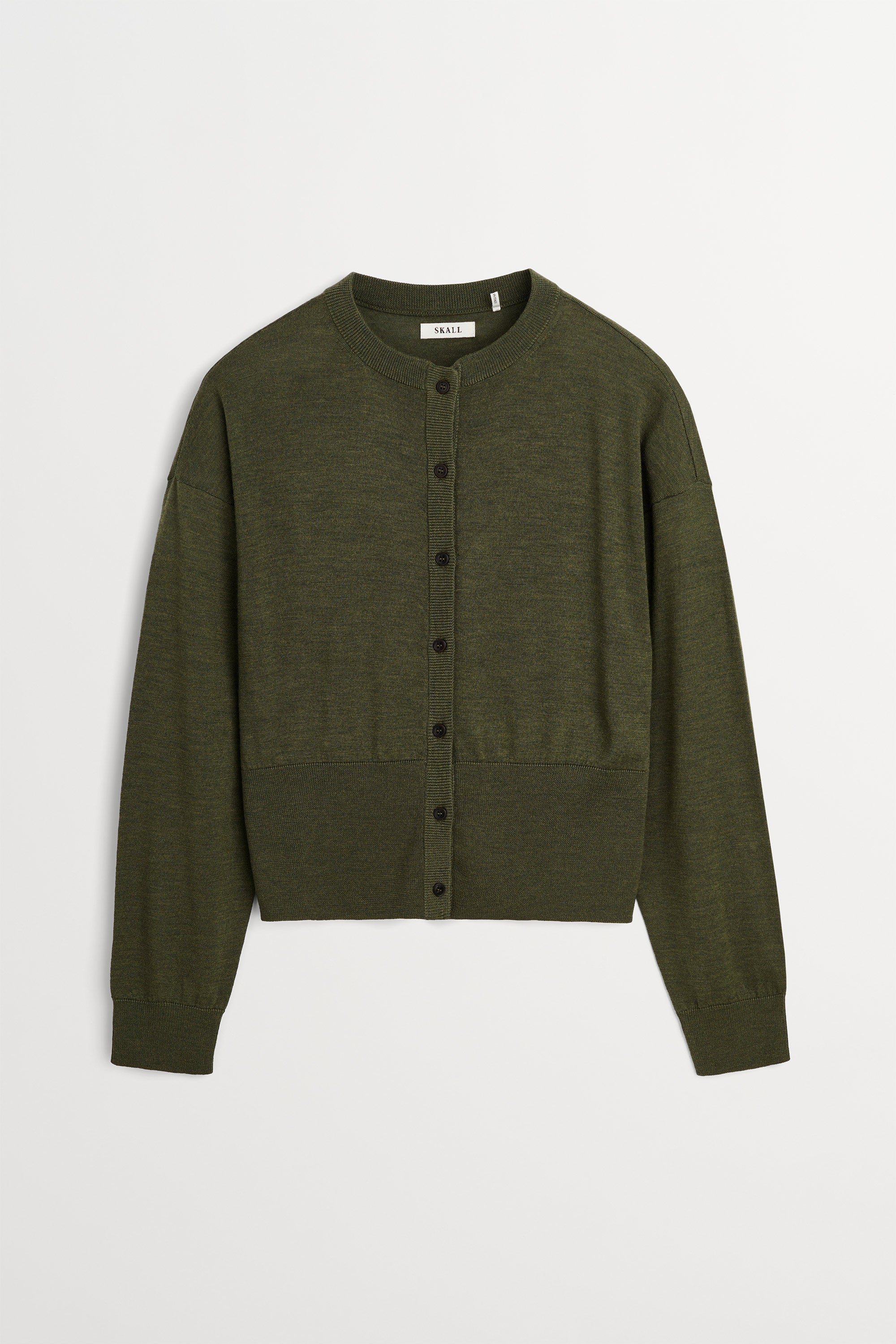 Skall Studio Amara cardigan Cardigan Green mélange