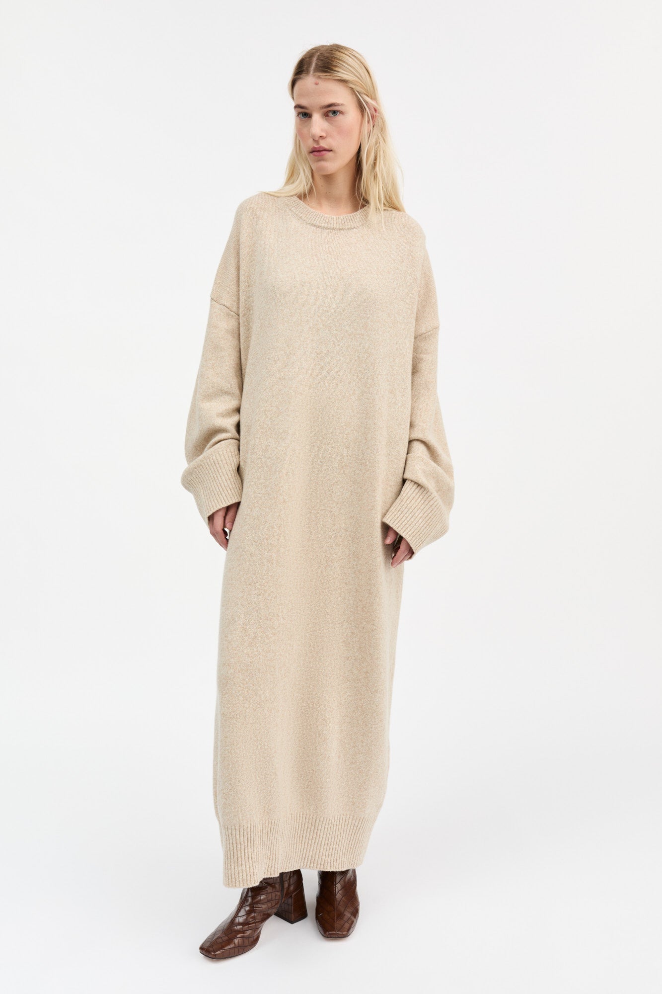 Skall Studio Andrea dress Dress Beige mouliné