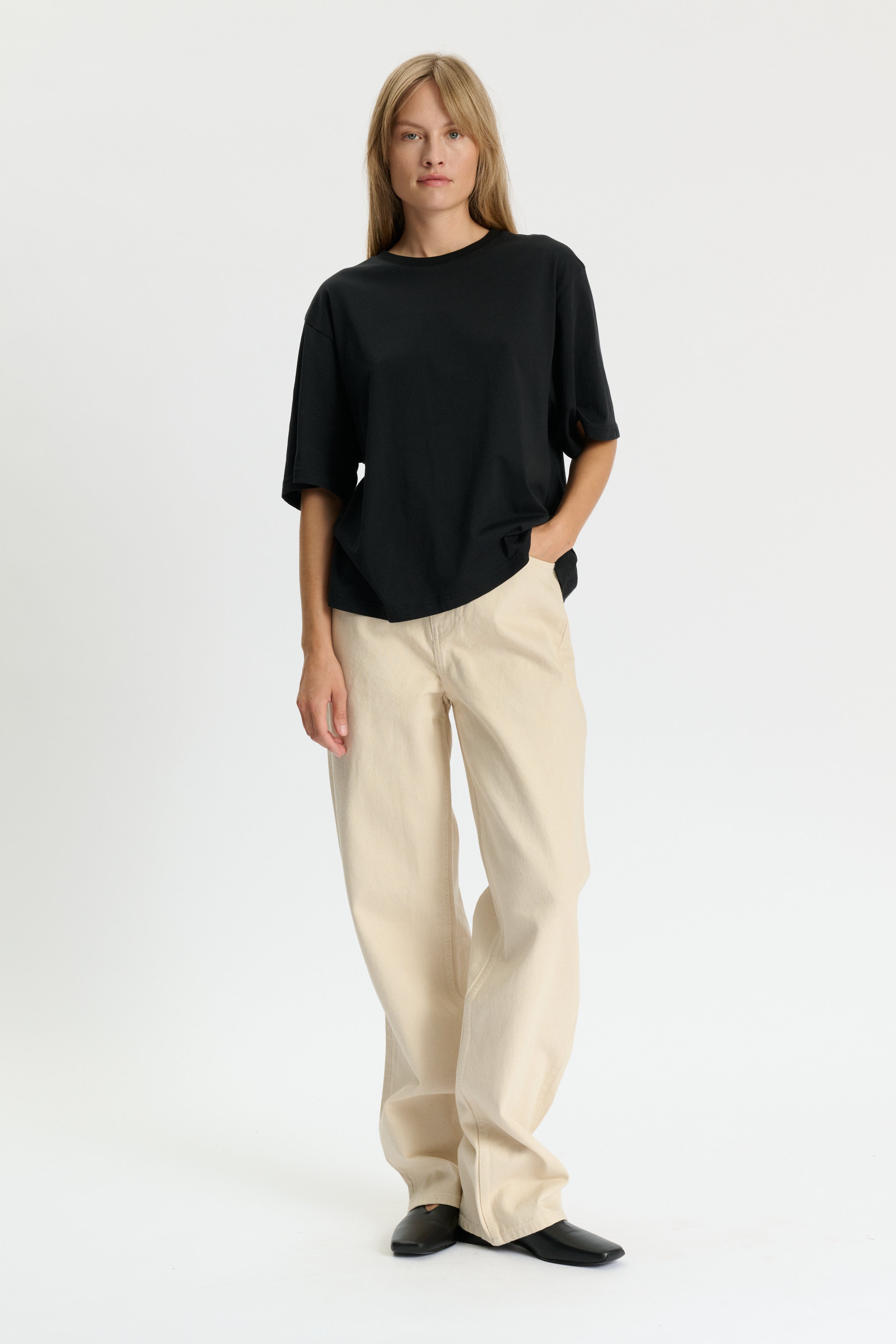 Andy oversize tee - Black – Skall Studio ENG