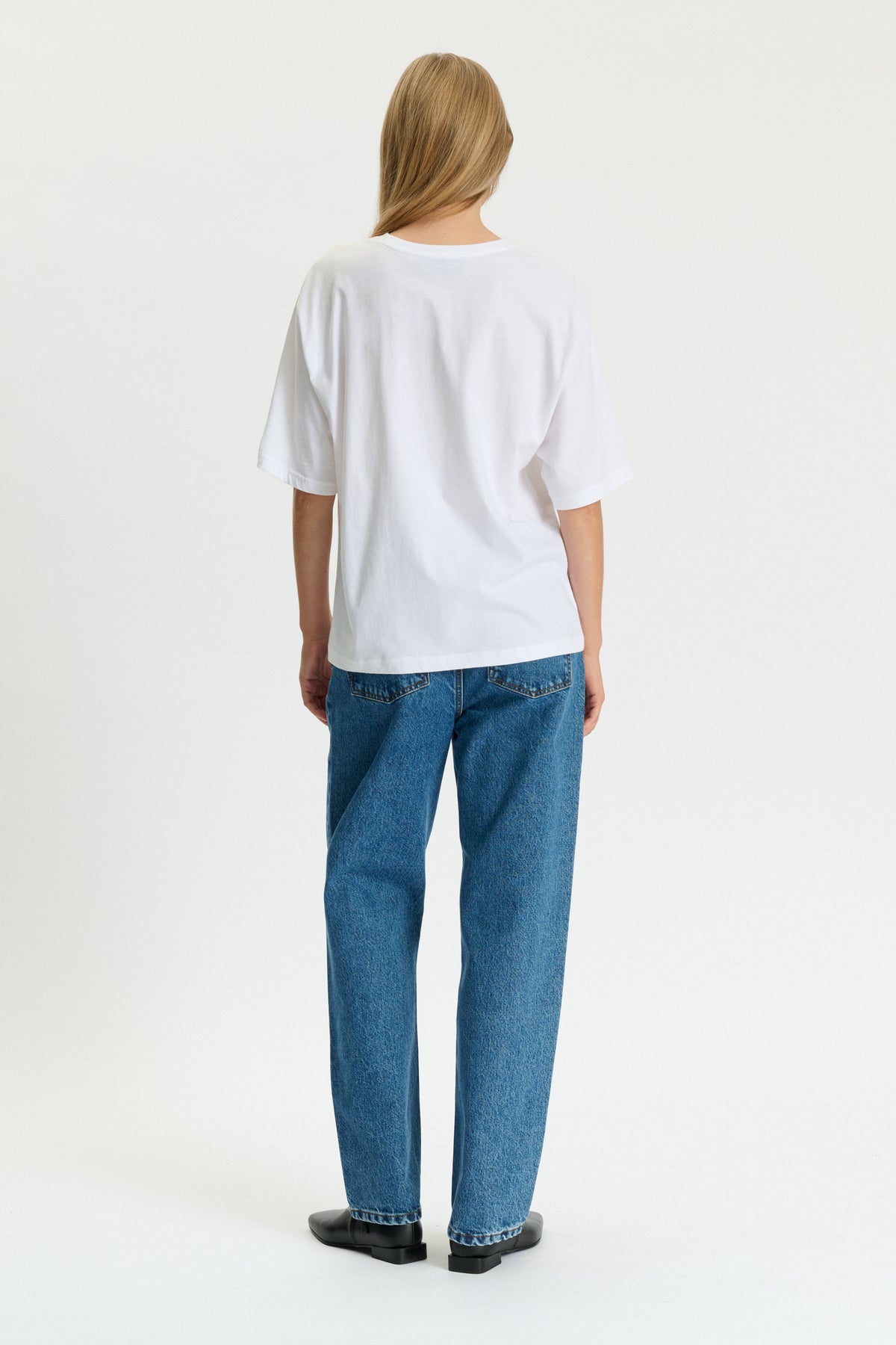 Skall Studio Andy oversize tee T-shirt Optic white