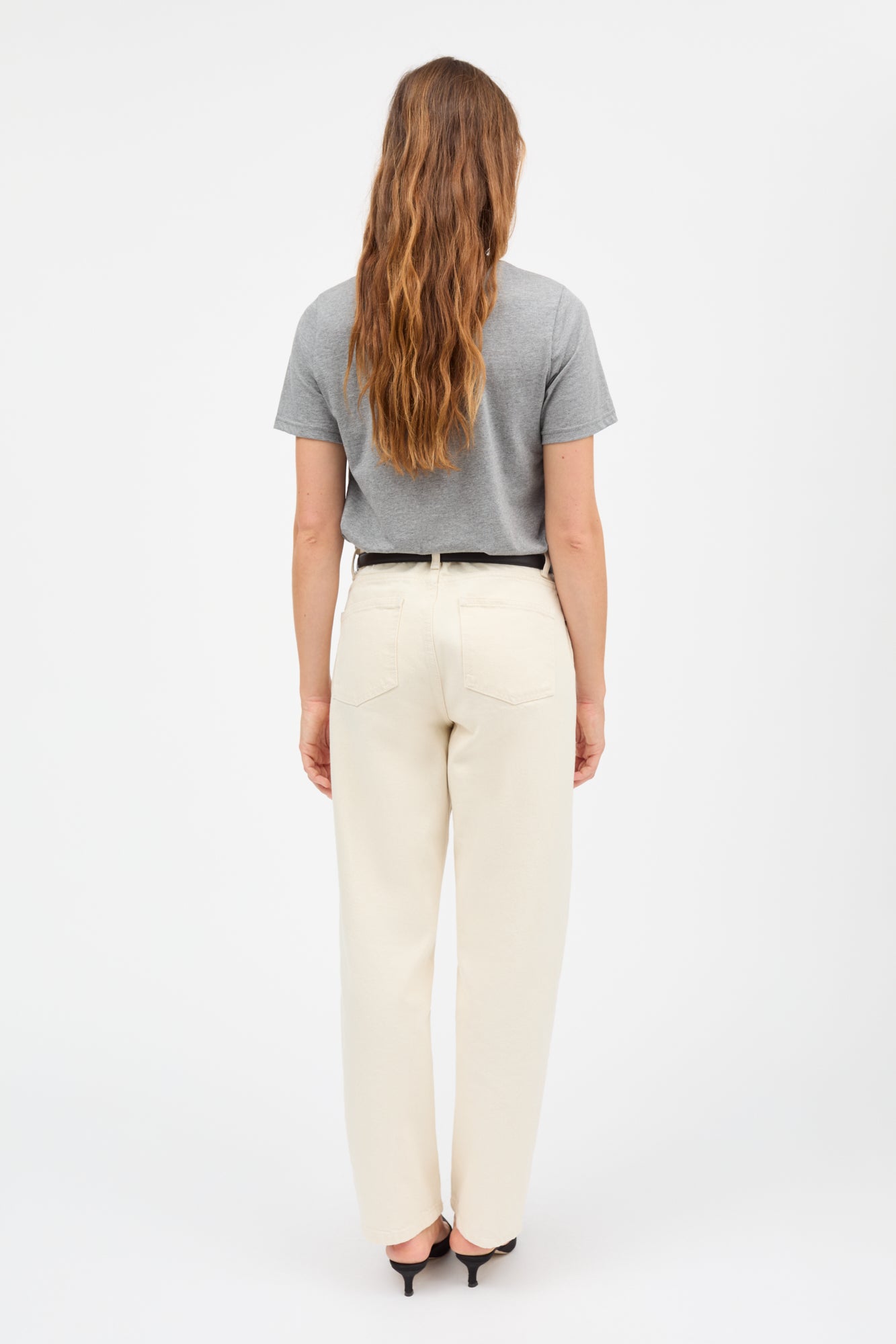 Skall Studio Andy tee T-shirt Mid grey mélange