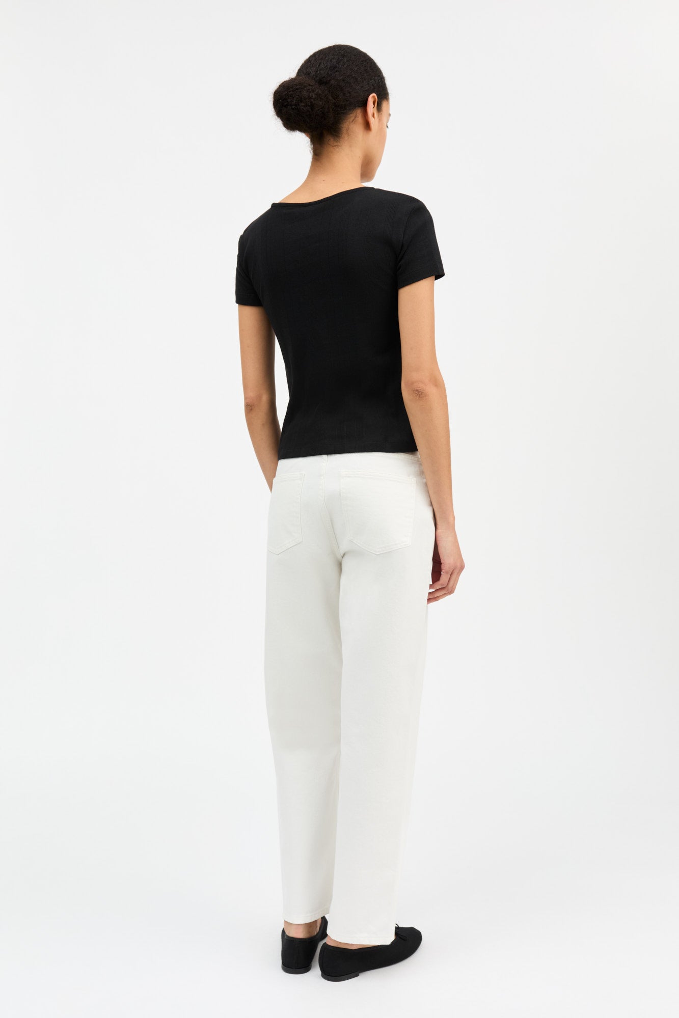 Skall Studio Anna cap sleeve tee Tank top Black