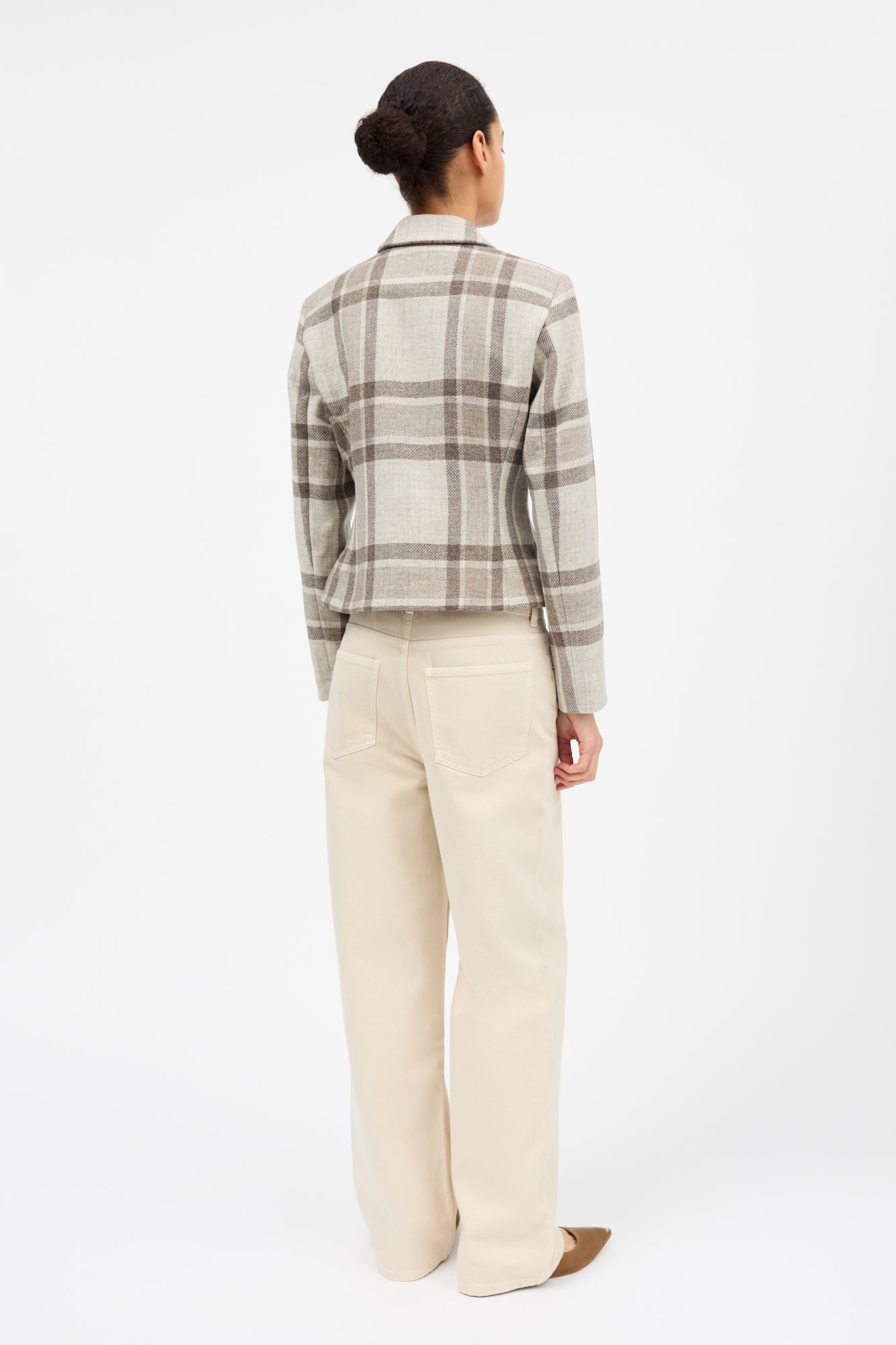 Skall Studio Ari jacket Jacket Brown/grey big heritage check