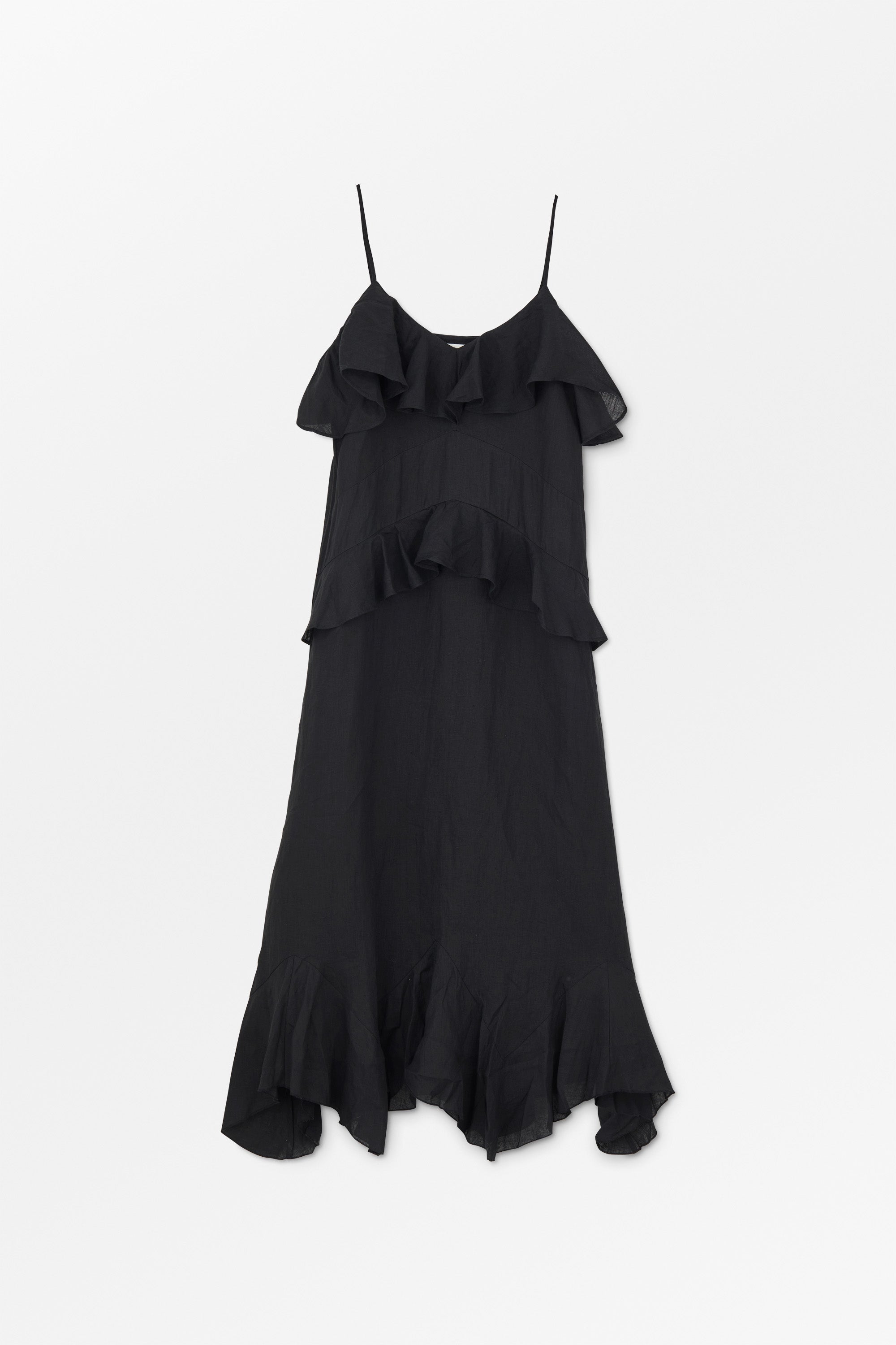 Maxi dress Skall Studio Black size 38 FR in Cotton - 56087999