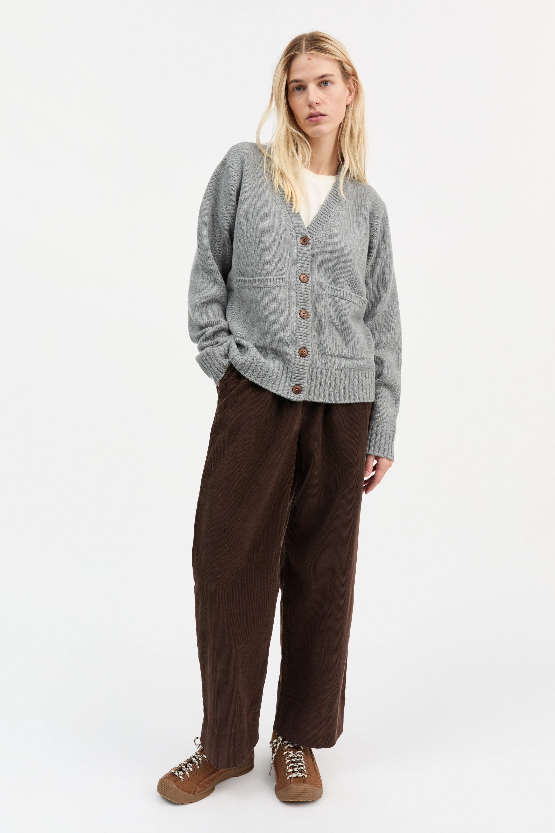 Skall Studio Beti cardigan Cardigan Grey melange