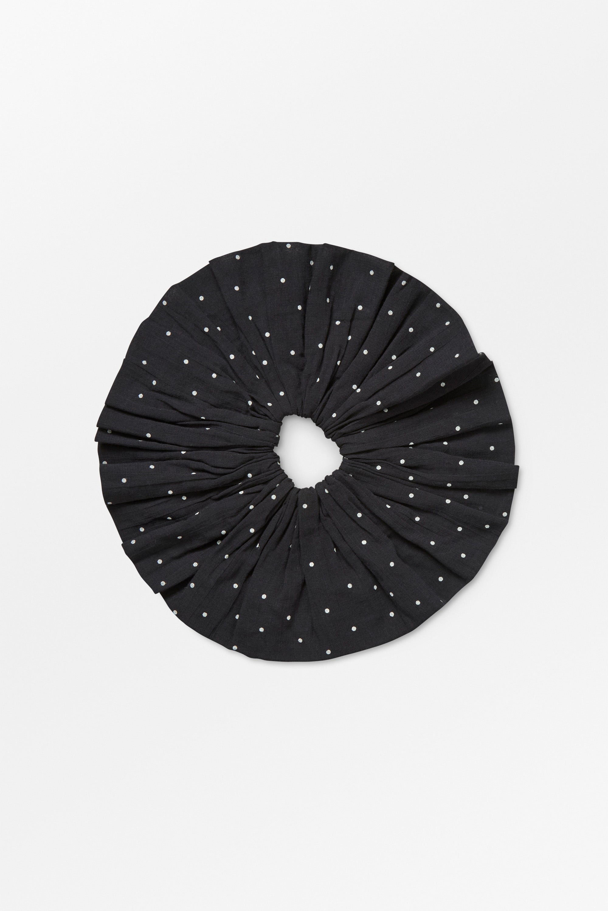 Skall Studio Big scrunchie Acc Black/White dot