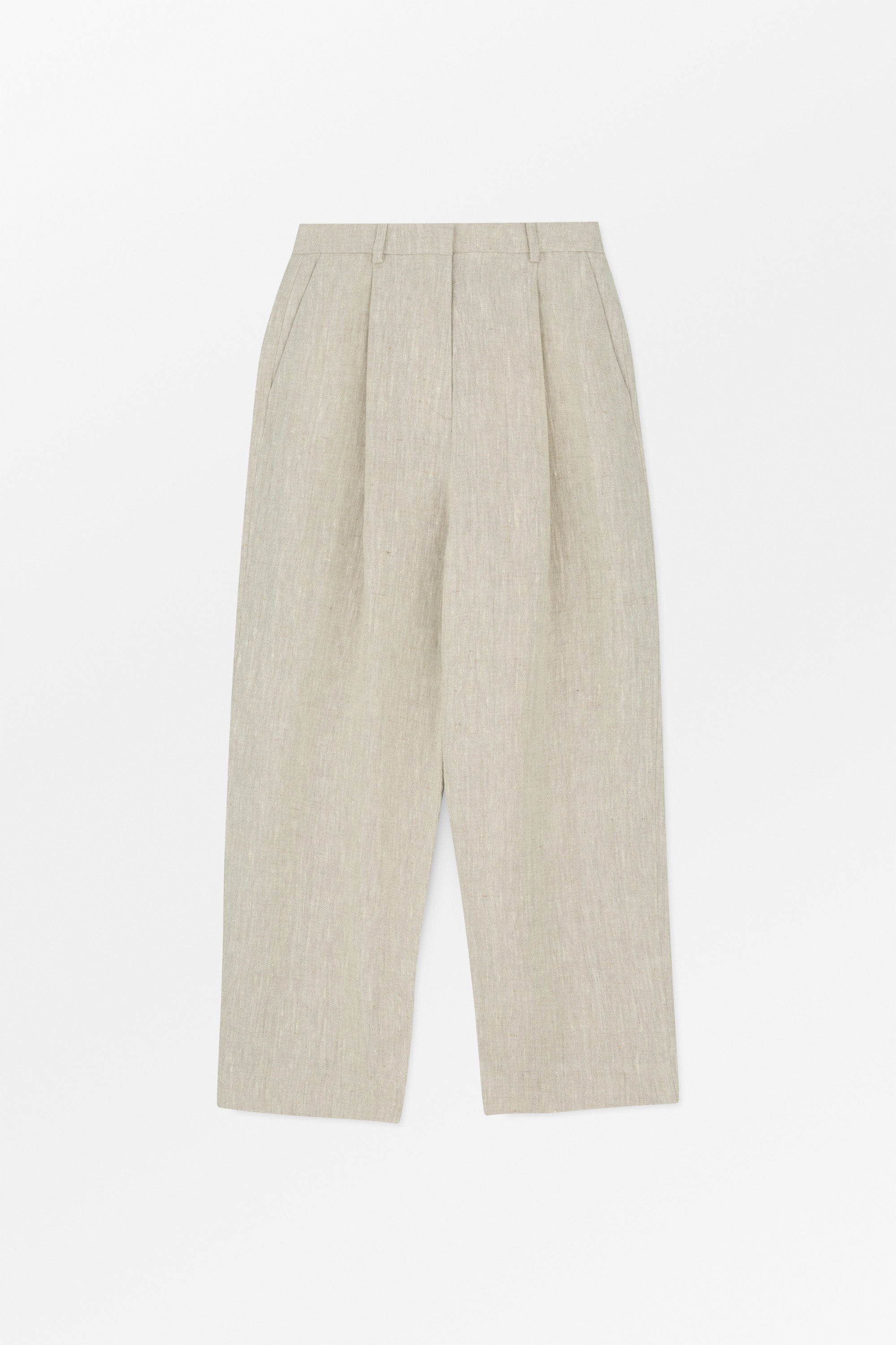 Bob trousers - Brown/grey small heritage check – Skall Studio ENG