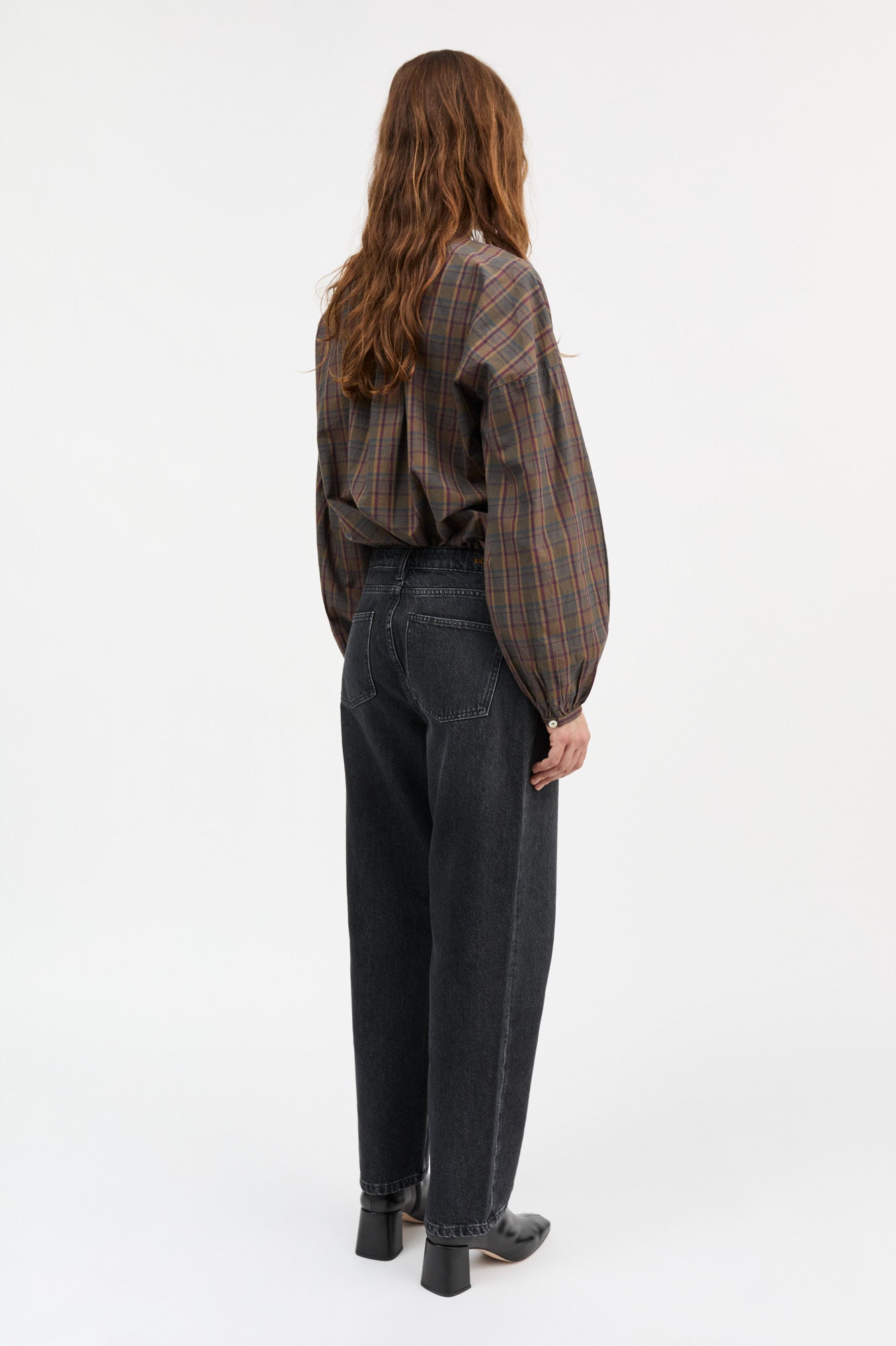 Skall Studio CIlla shirt Shirt Green/Red check