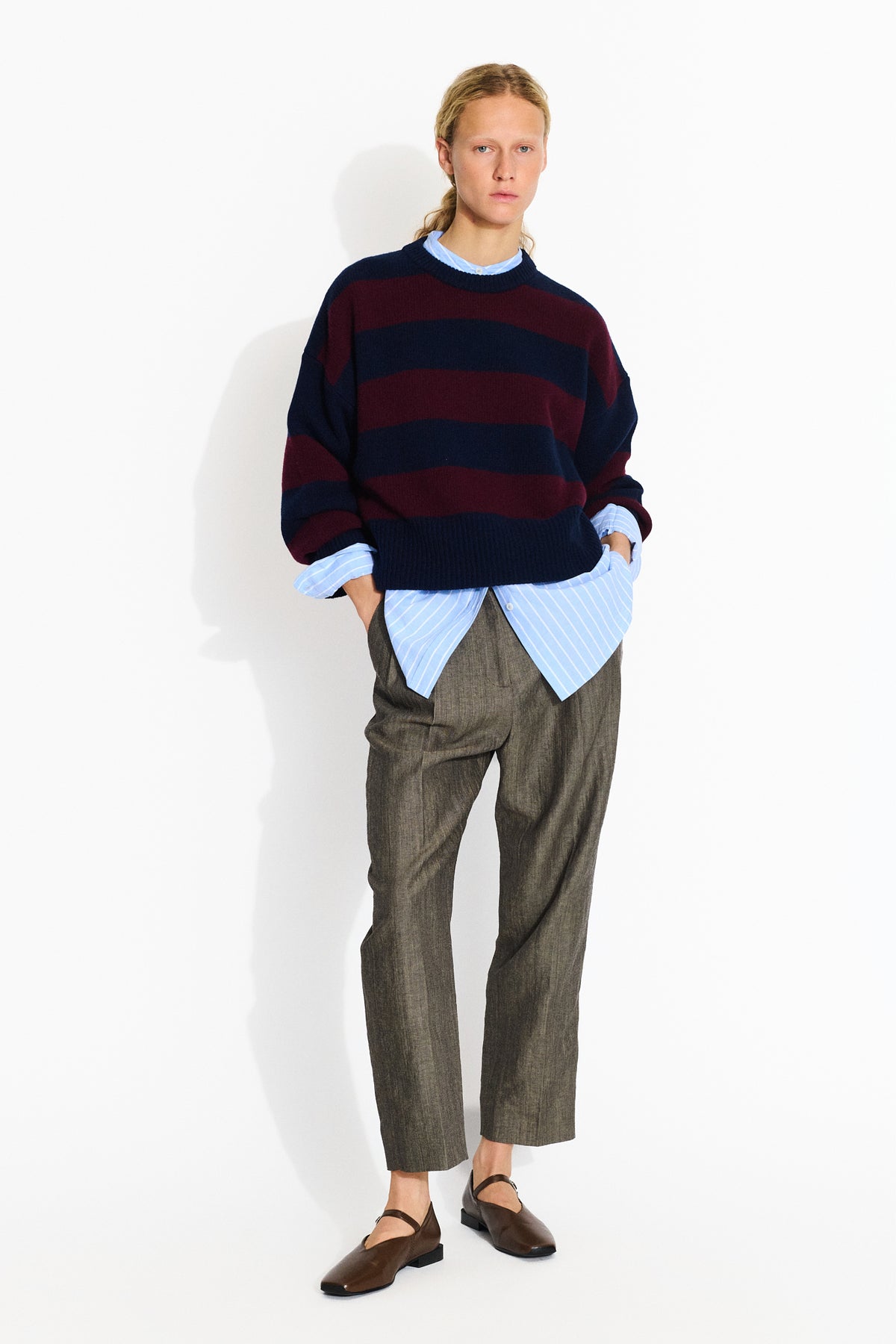 Skall Studio Campa Jumper Jumper Aubergine/Navy