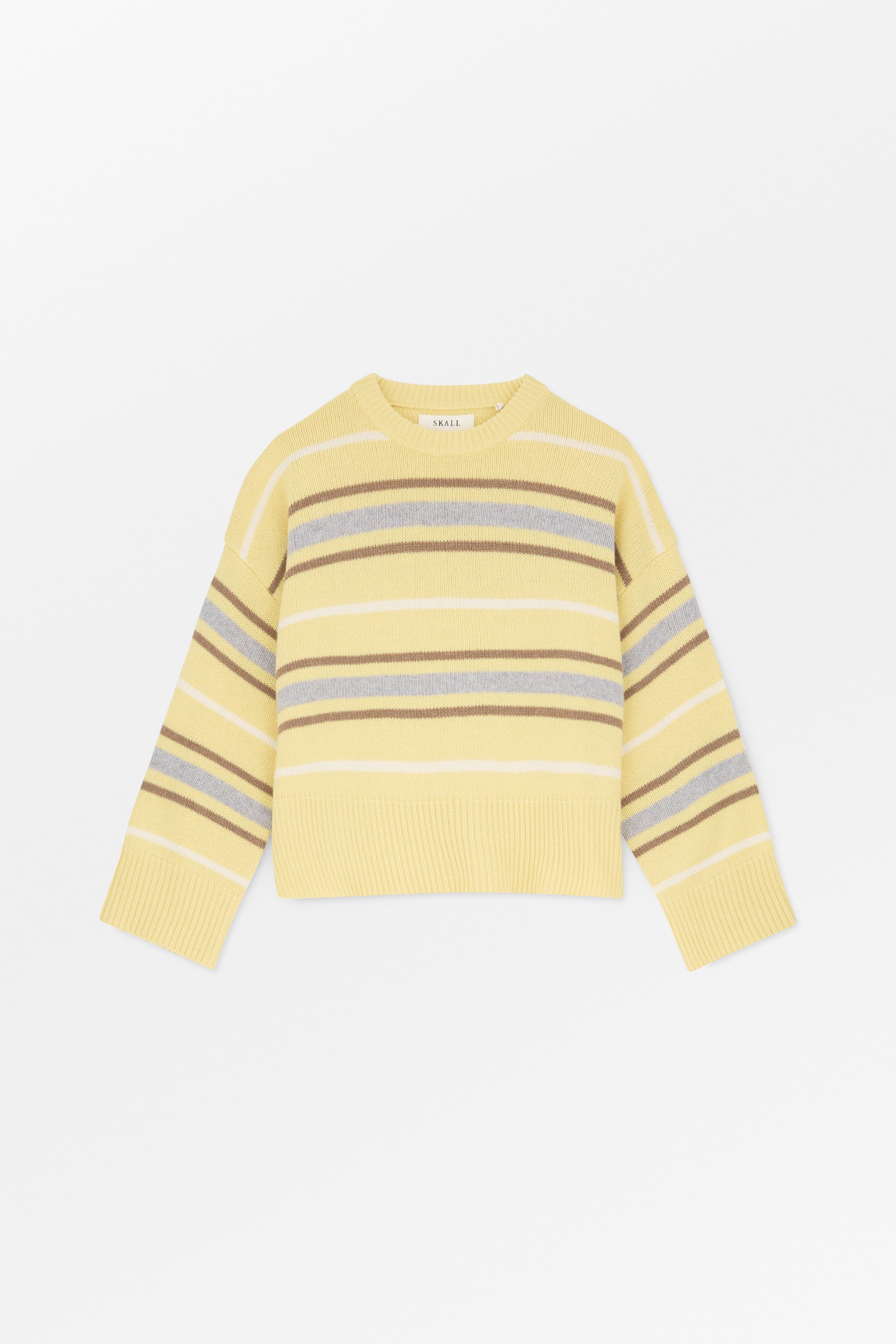 Skall Studio Cannes Jumper Jumper Yellow/Grey stripe