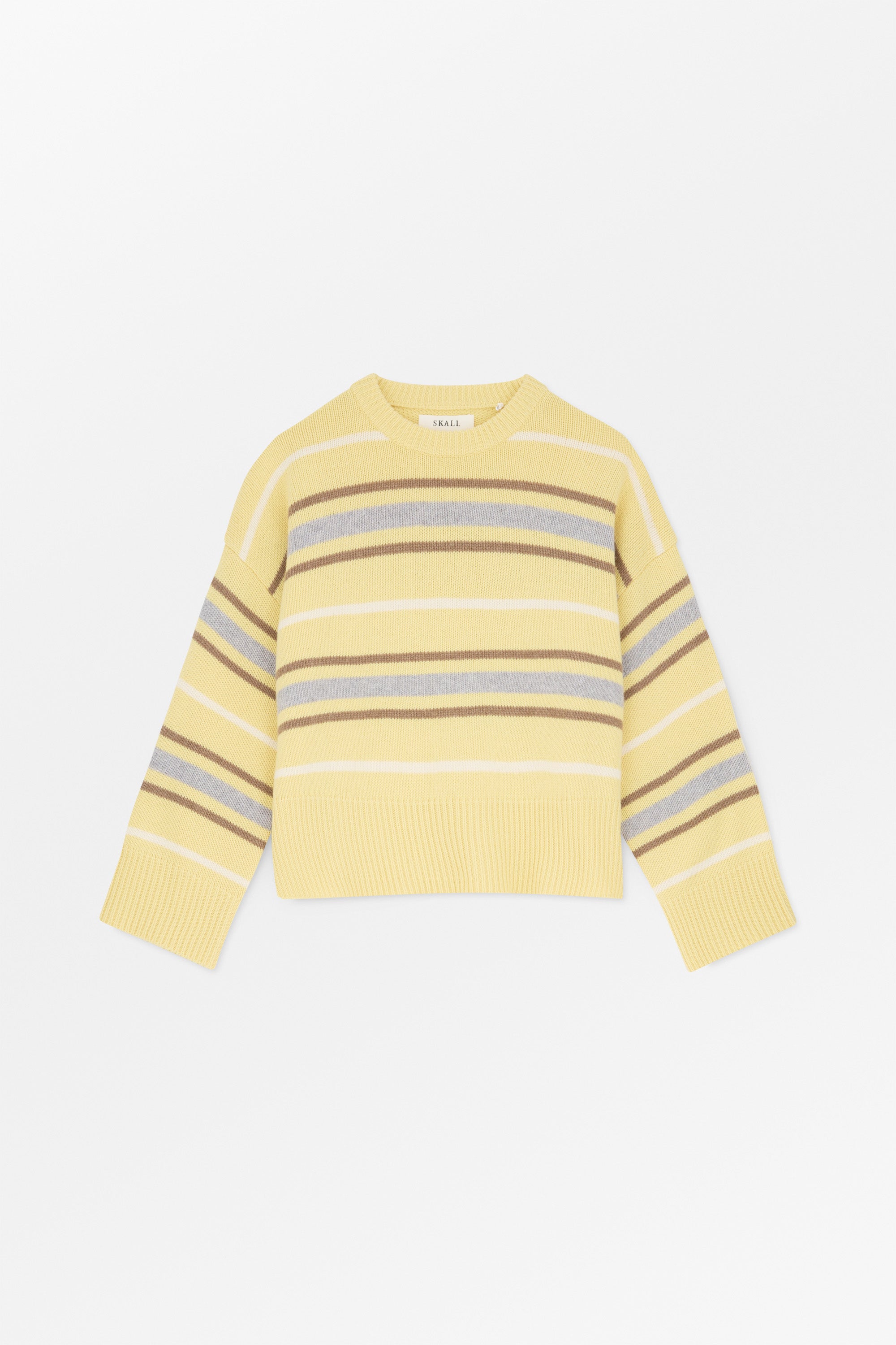 Skall Studio Cannes Jumper Jumper Yellow/Grey stripe