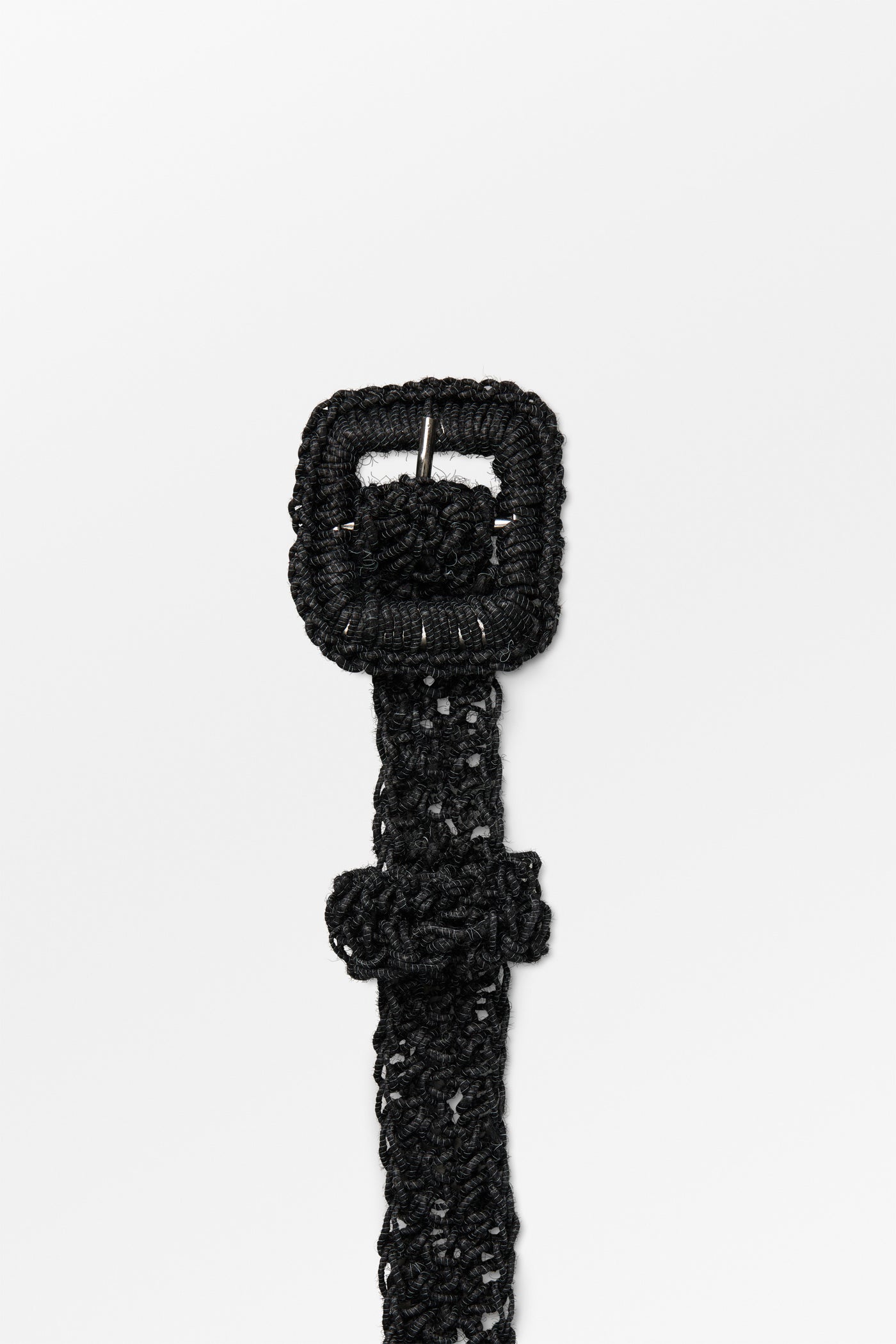 Skall Studio Carlie straw belt Belt Black