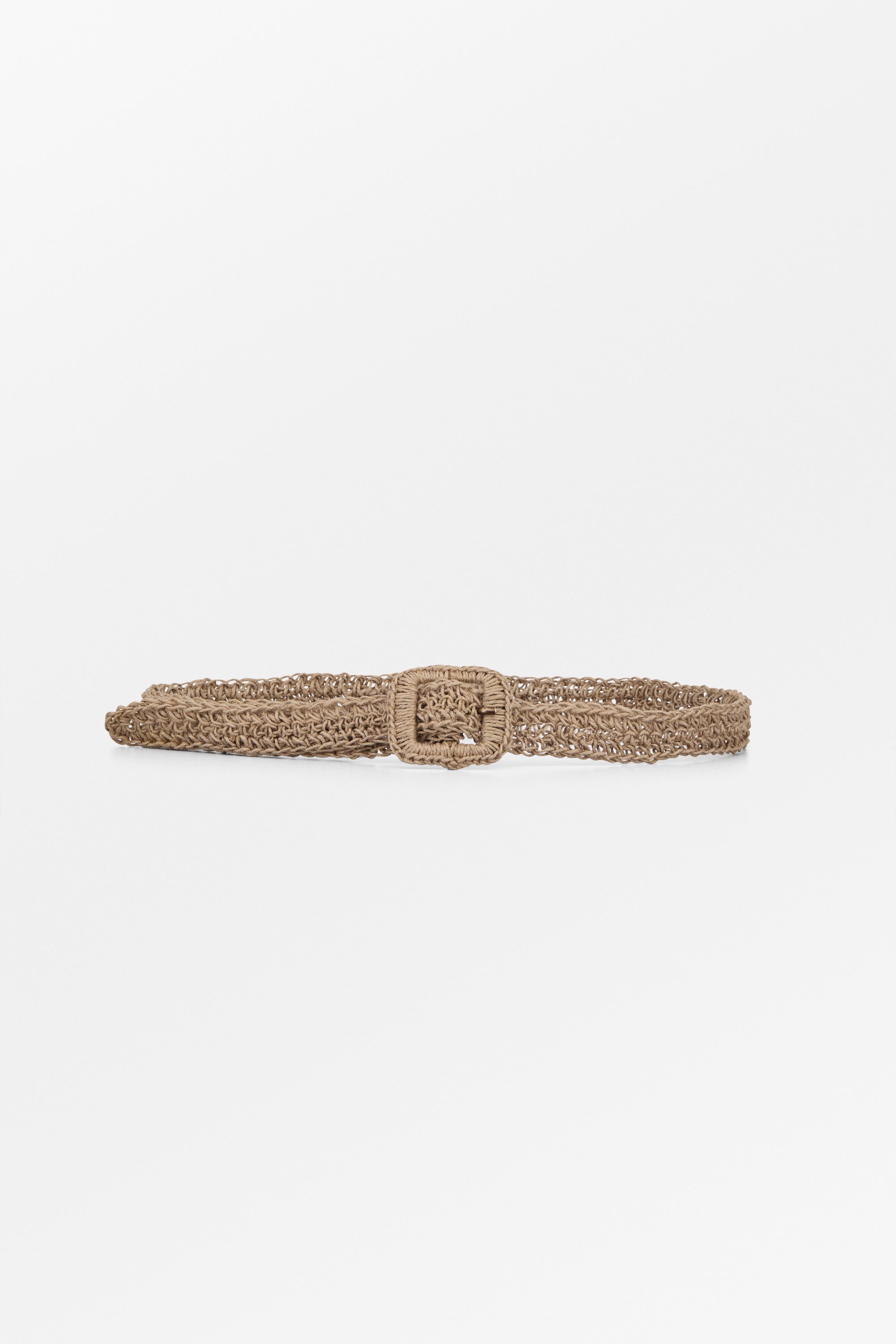 Skall Studio Carlie straw belt Belt Natural