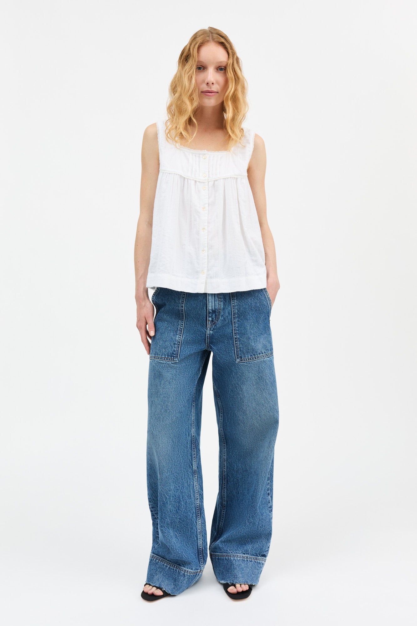 Skall Studio Clea top Top Optic white