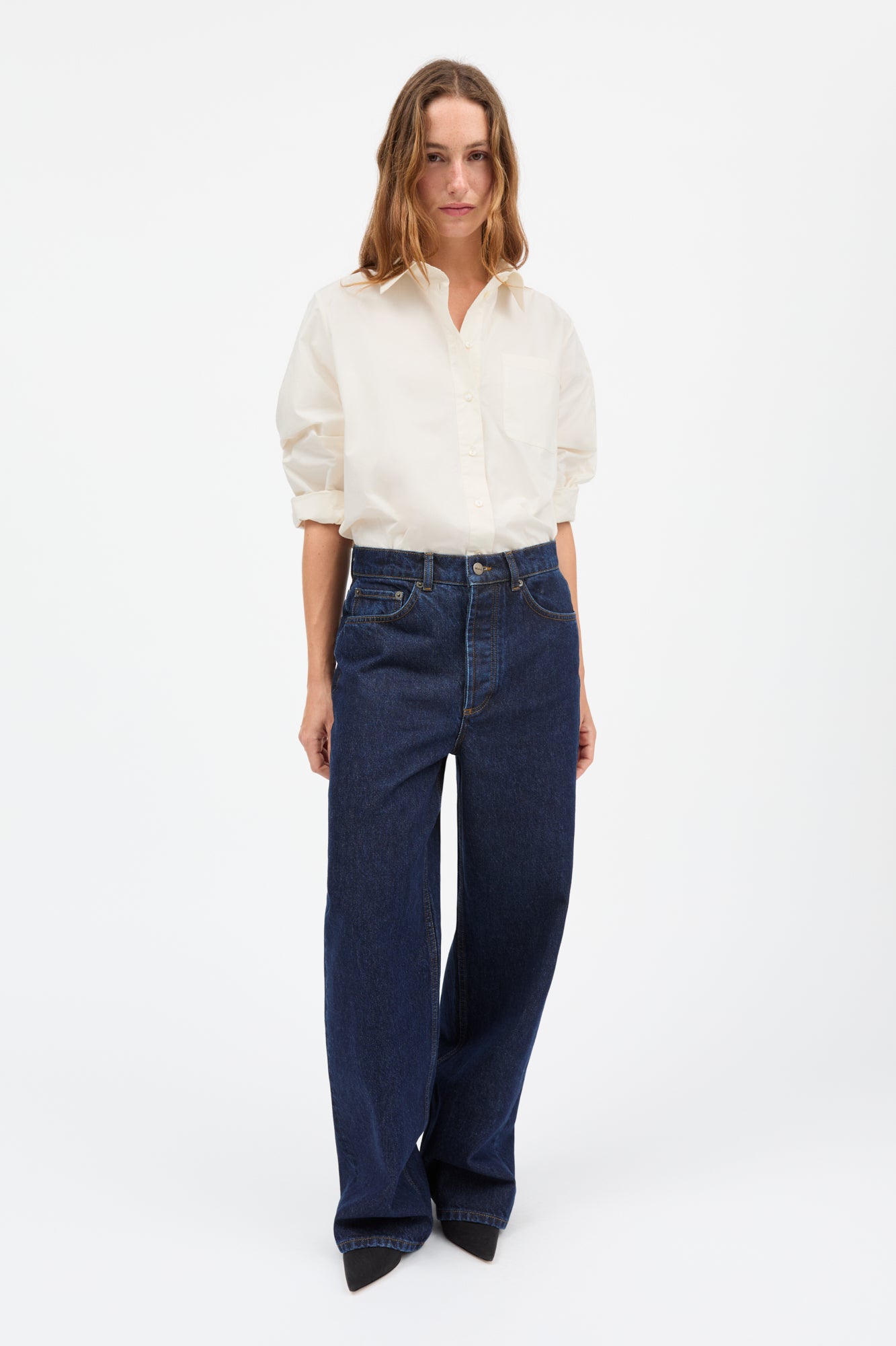 Cole baggy jeans - Indigo blue – Skall Studio ENG