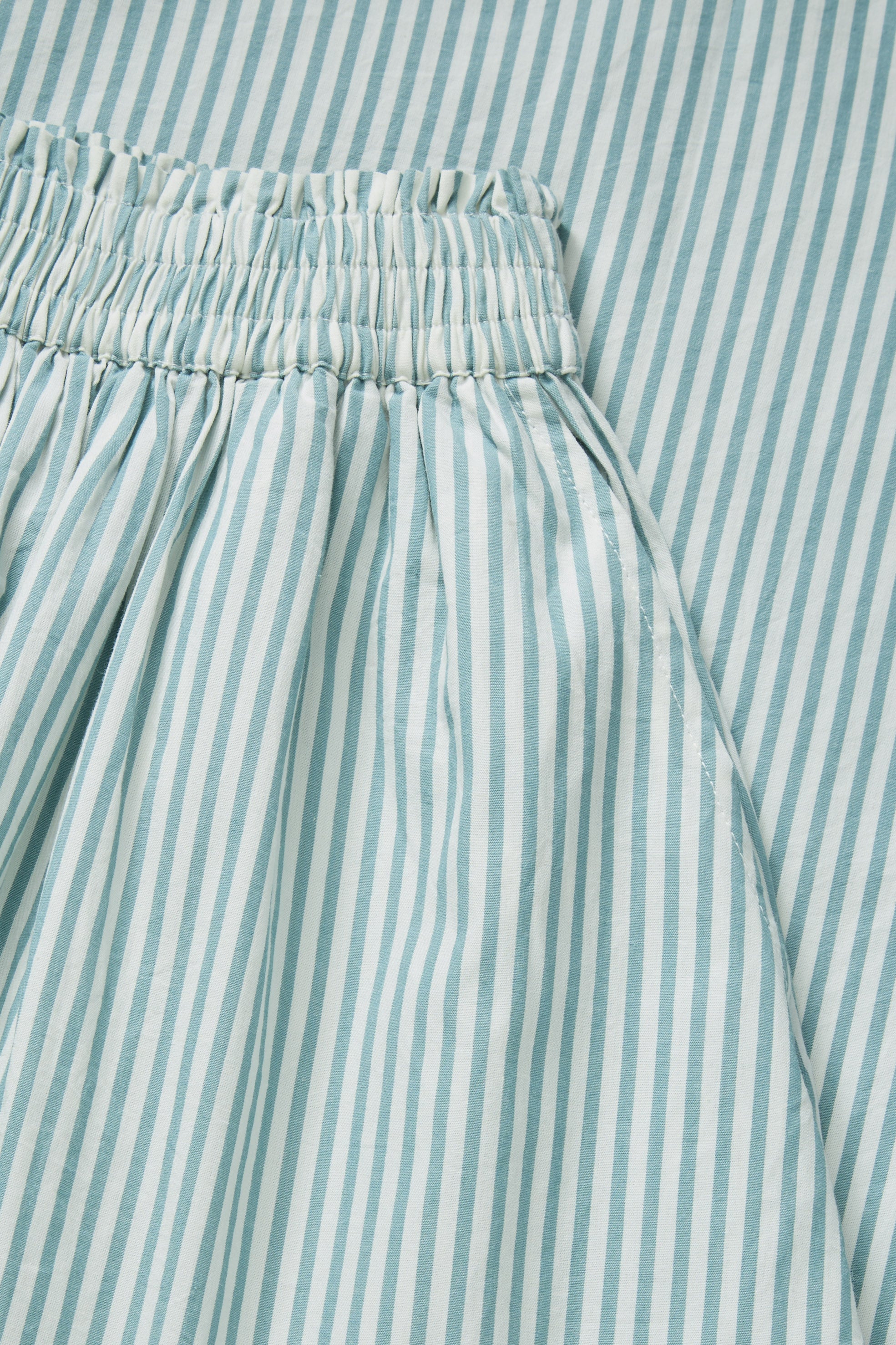 Skall Studio Dagny skirt Skirt White/Aqua stripe