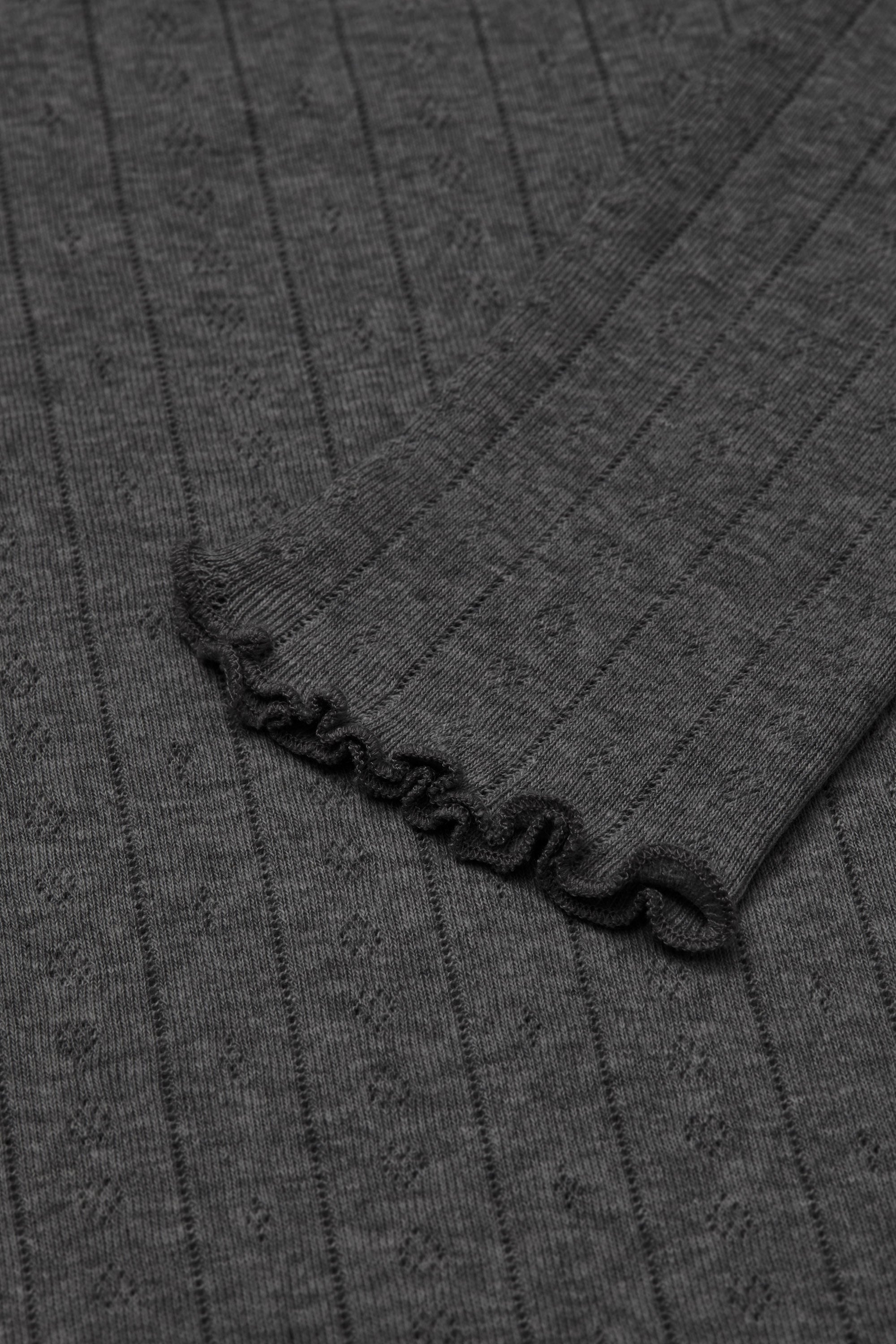 Skall Studio Edie blouse Blouse Dark grey melange