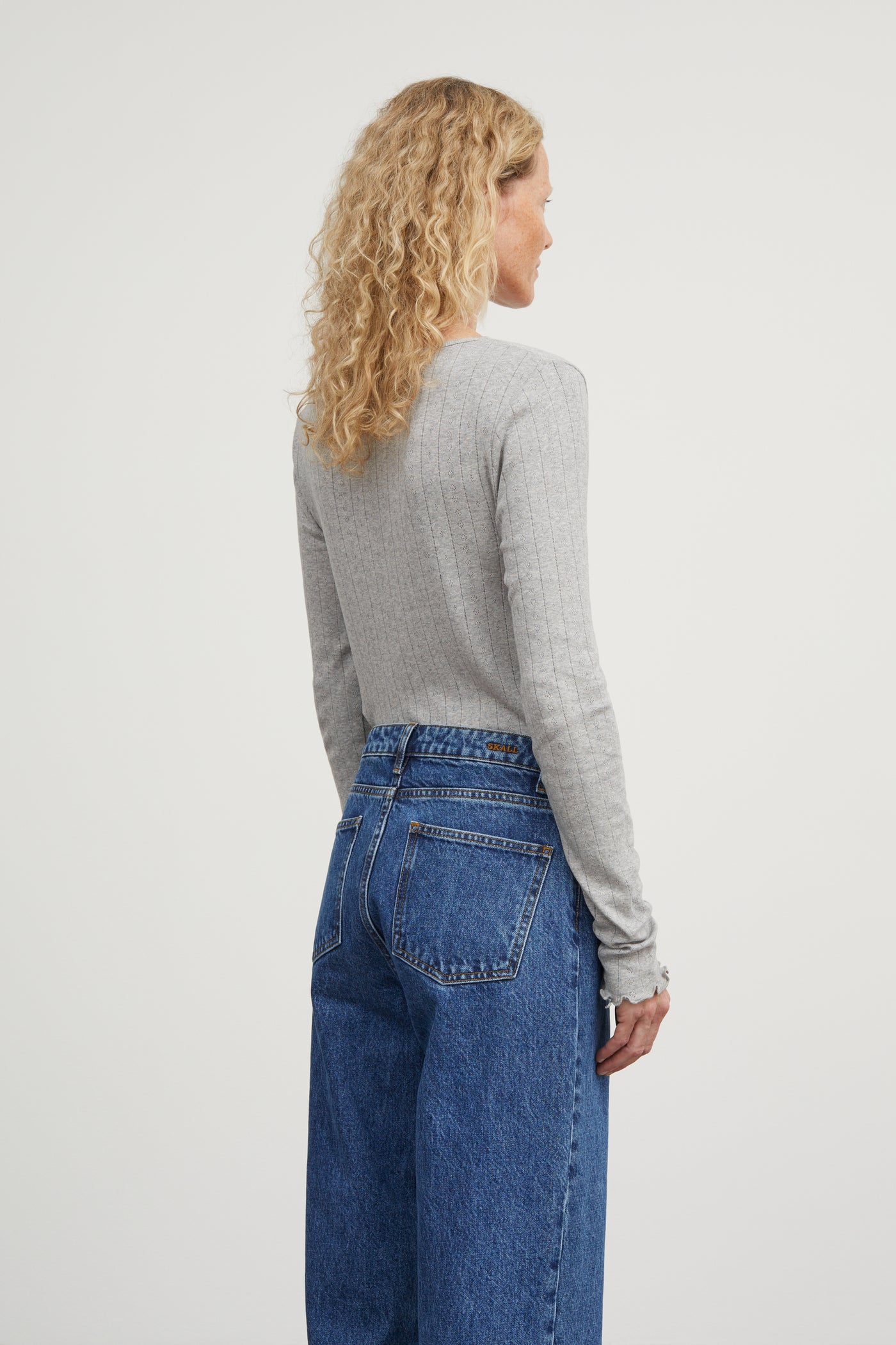 Skall Studio Edie blouse Blouse Grey melange