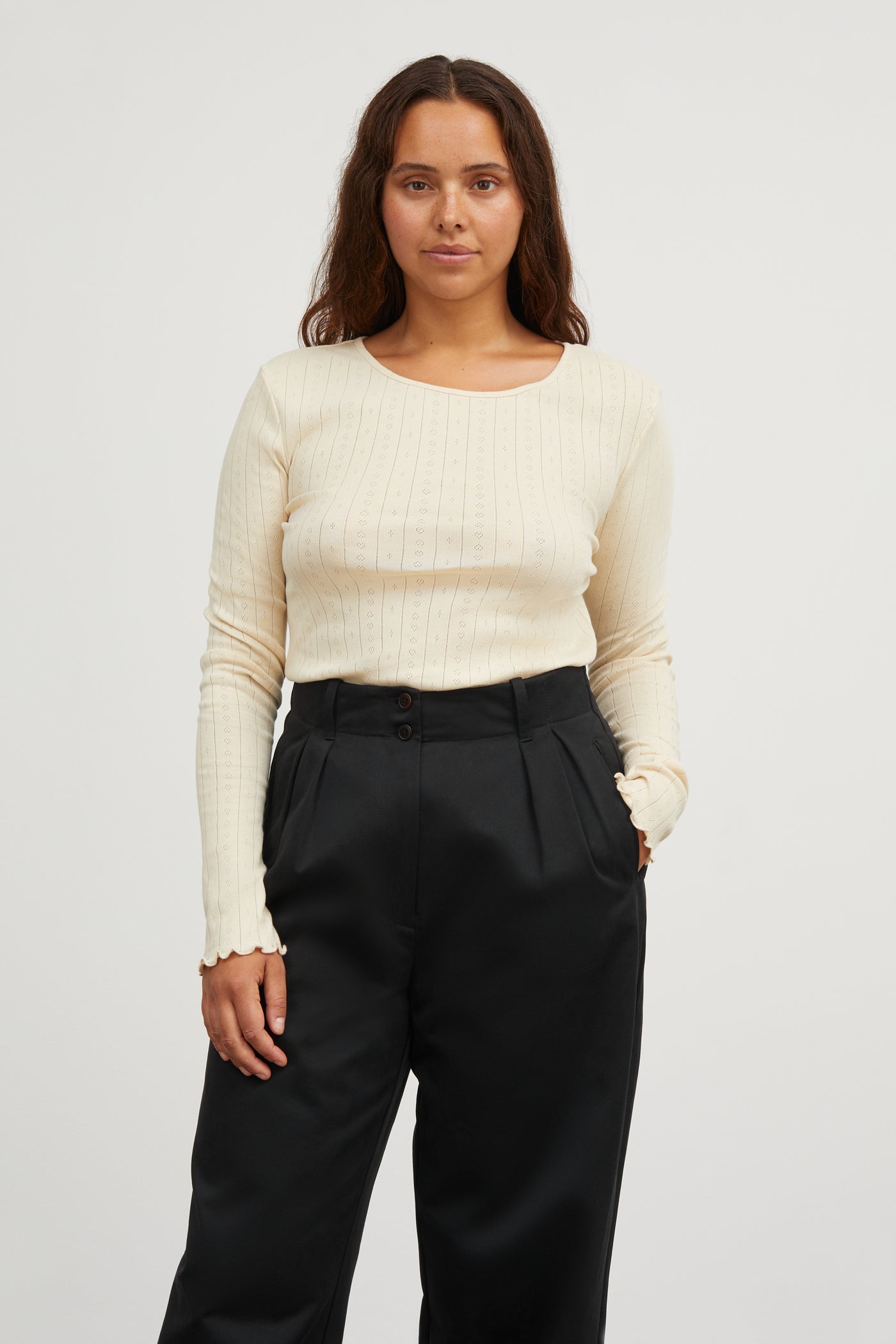 Skall Studio Edie blouse Blouse Light beige