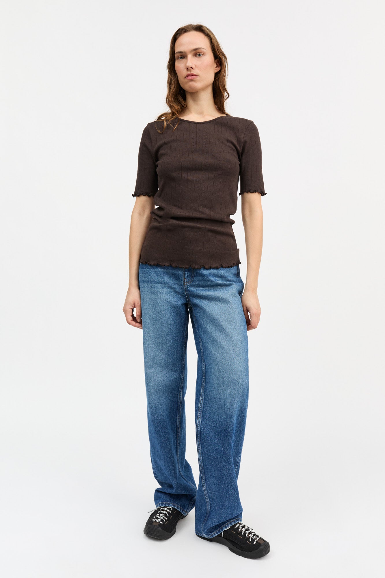 Skall Studio Edie tee T-shirt Dark brown