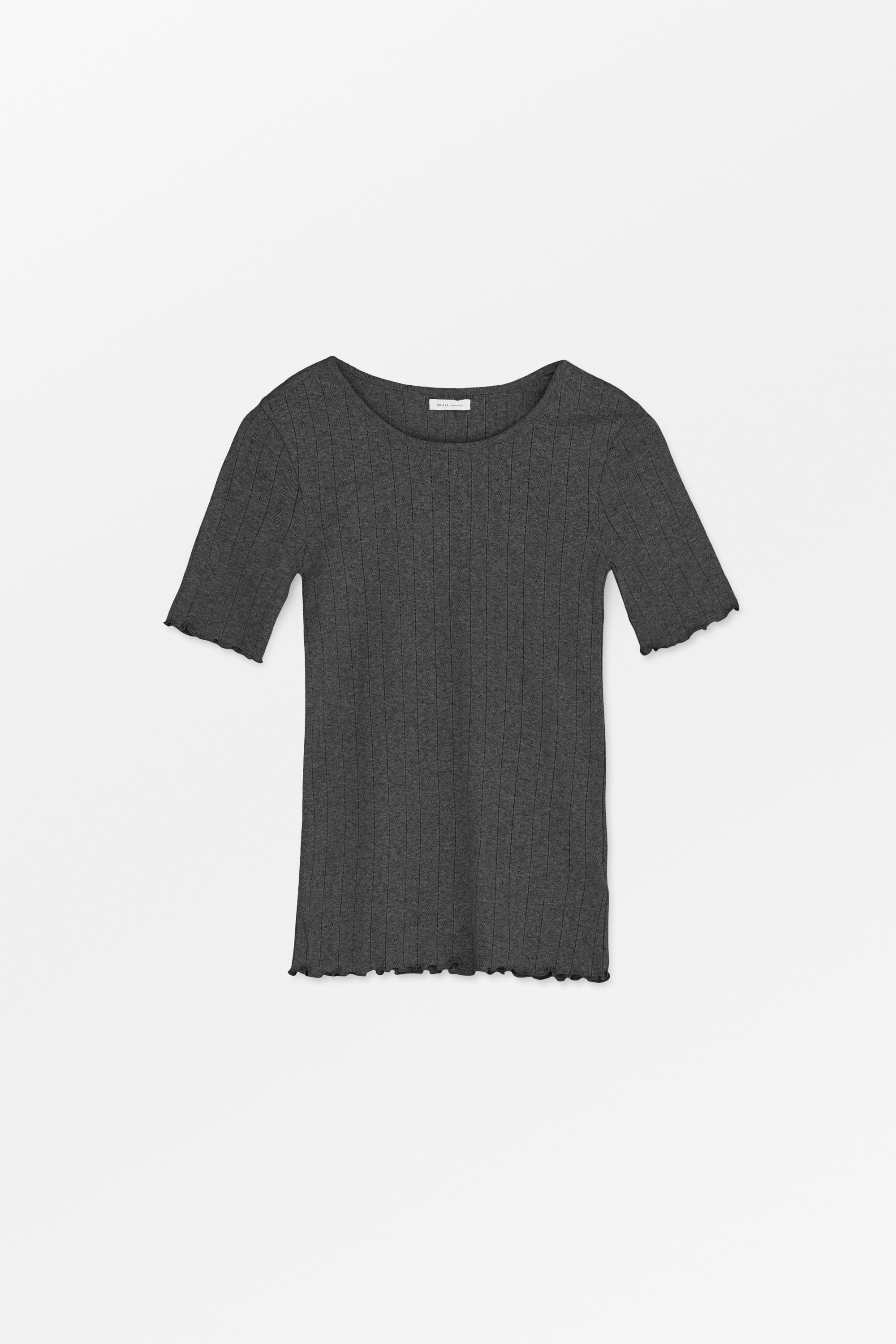 Skall Studio Edie tee T-shirt Dark grey melange