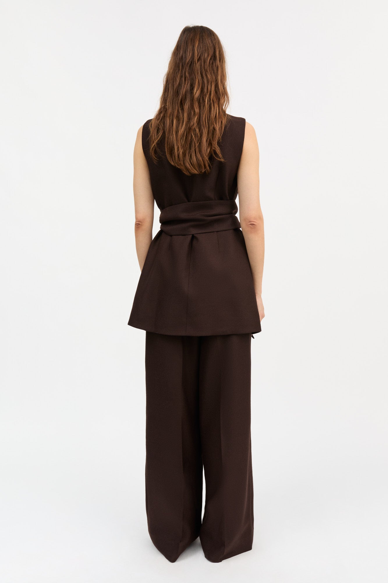 Skall Studio Erin waistcoat Waistcoat Dark brown