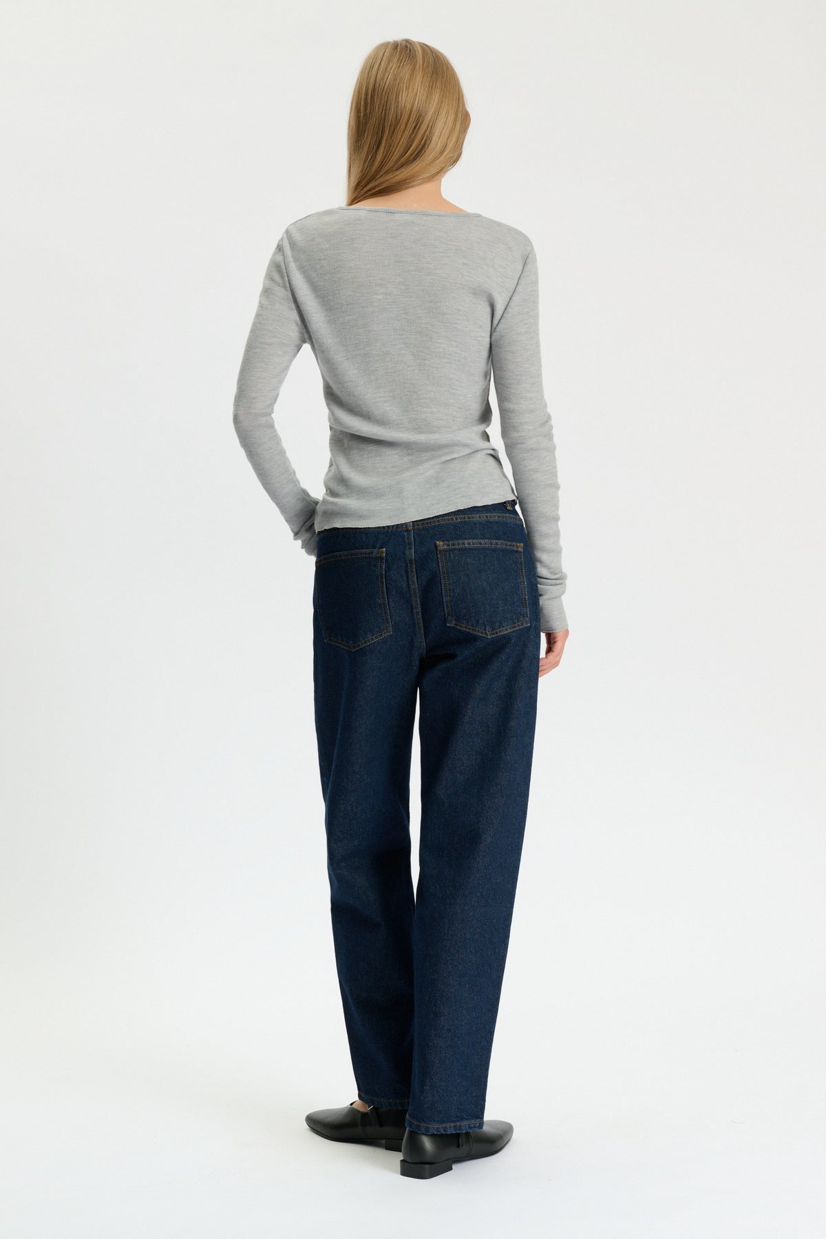 Skall Studio Fae v-neck cardigan Cardigan Light grey mélange