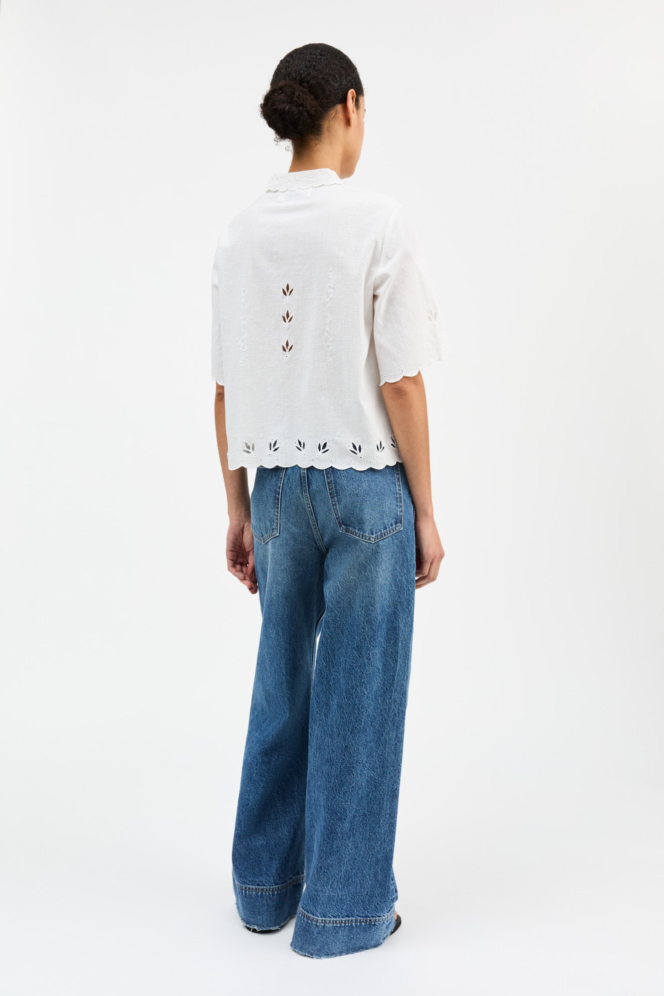 Skall Studio Fleurie shirt Shirt Optic white
