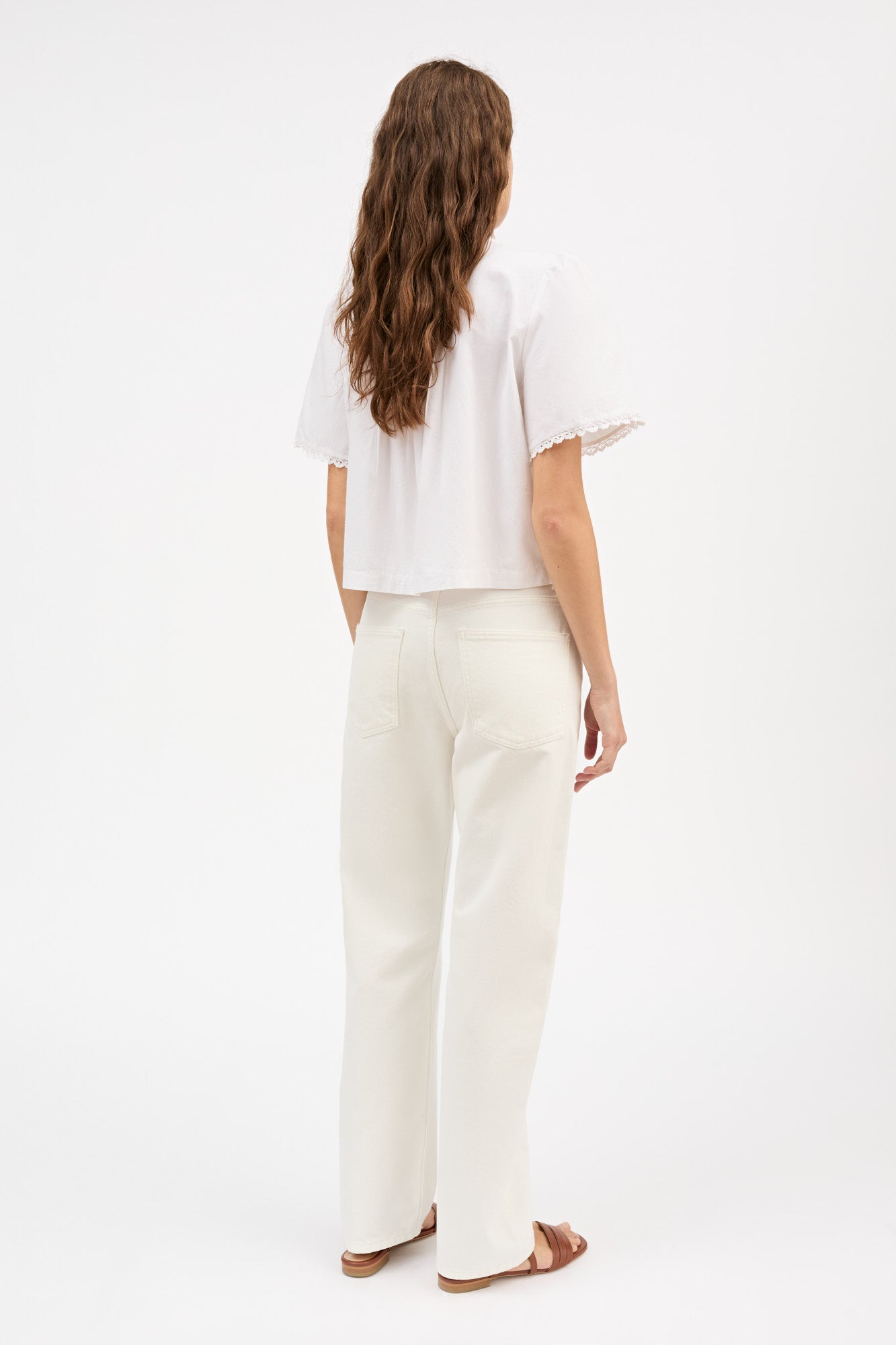 Freesia blouse - Optic white – Skall Studio ENG