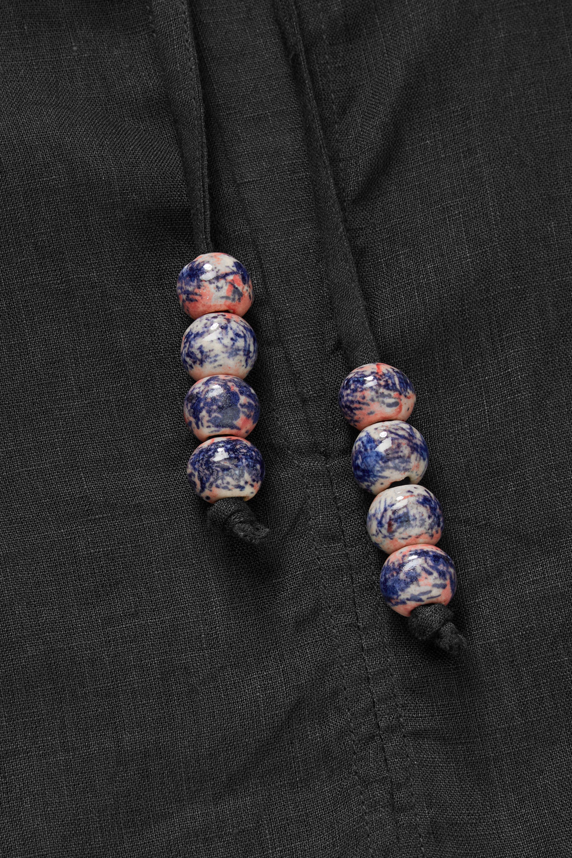 Skall Studio Frigga flounce shirt Shirt Black