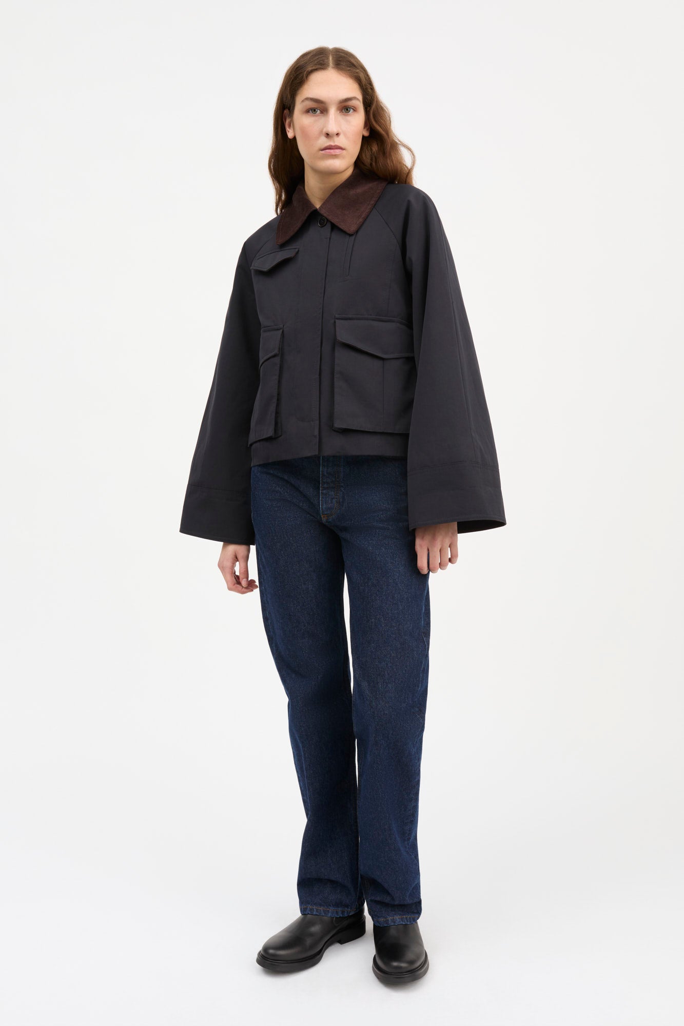 Gaby city jacket - Navy – Skall Studio ENG