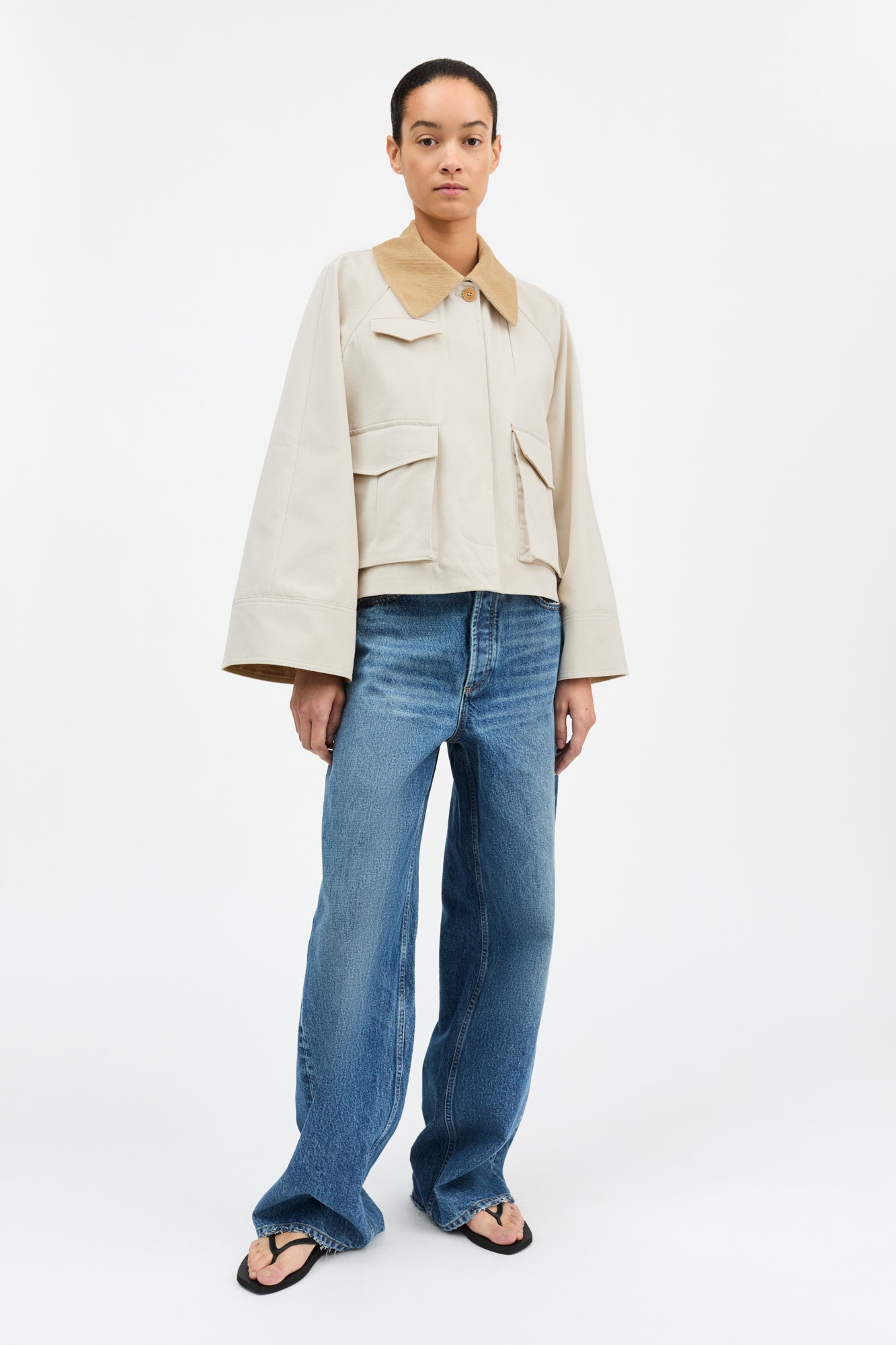 Gaby summer city jacket - Dusty white – Skall Studio ENG
