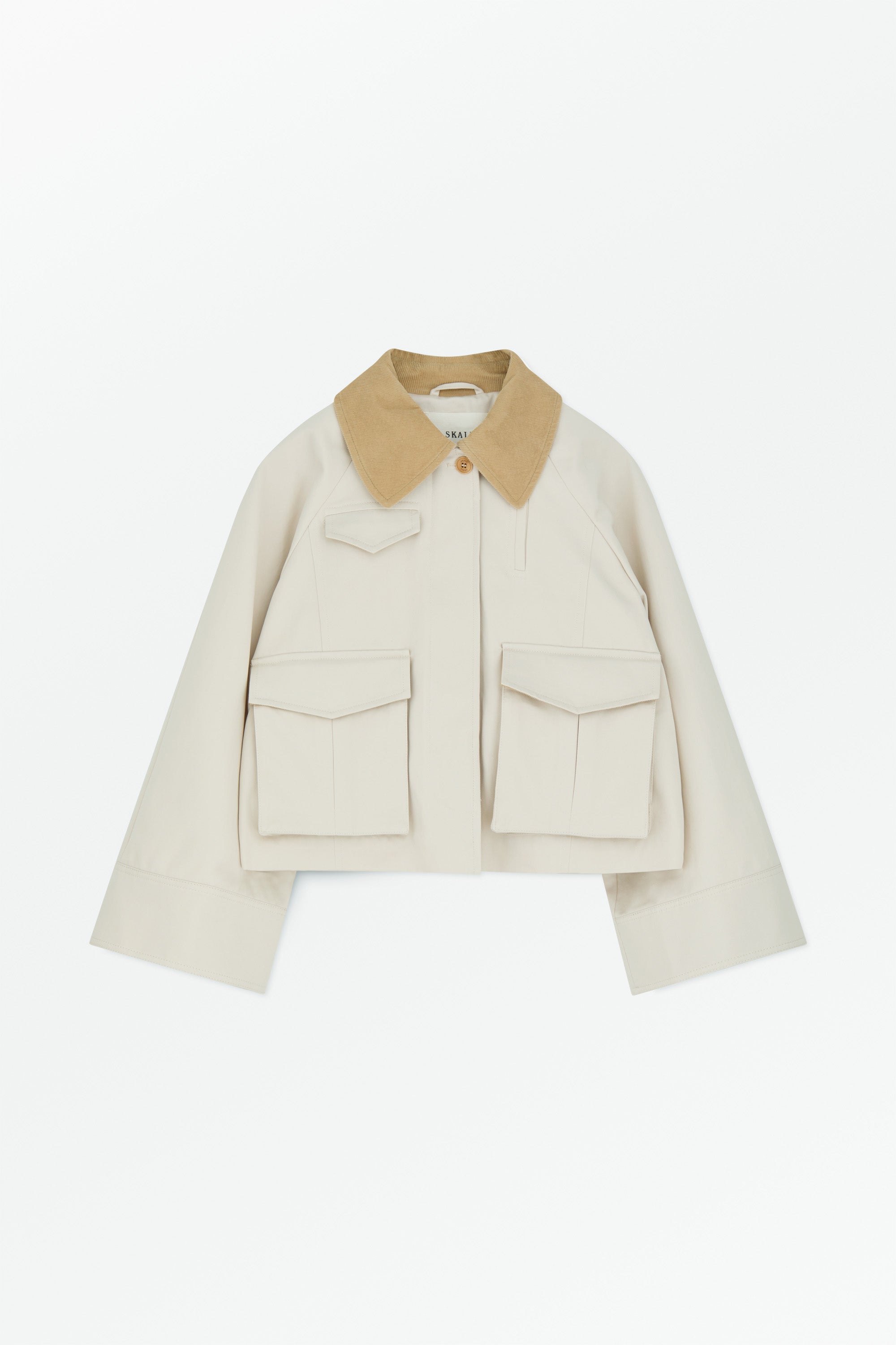 ジャケット・アウター SUMARI WGabardineBalmacaanCoat Gaby summer city jacket - Dusty white – Skall Studio ENG