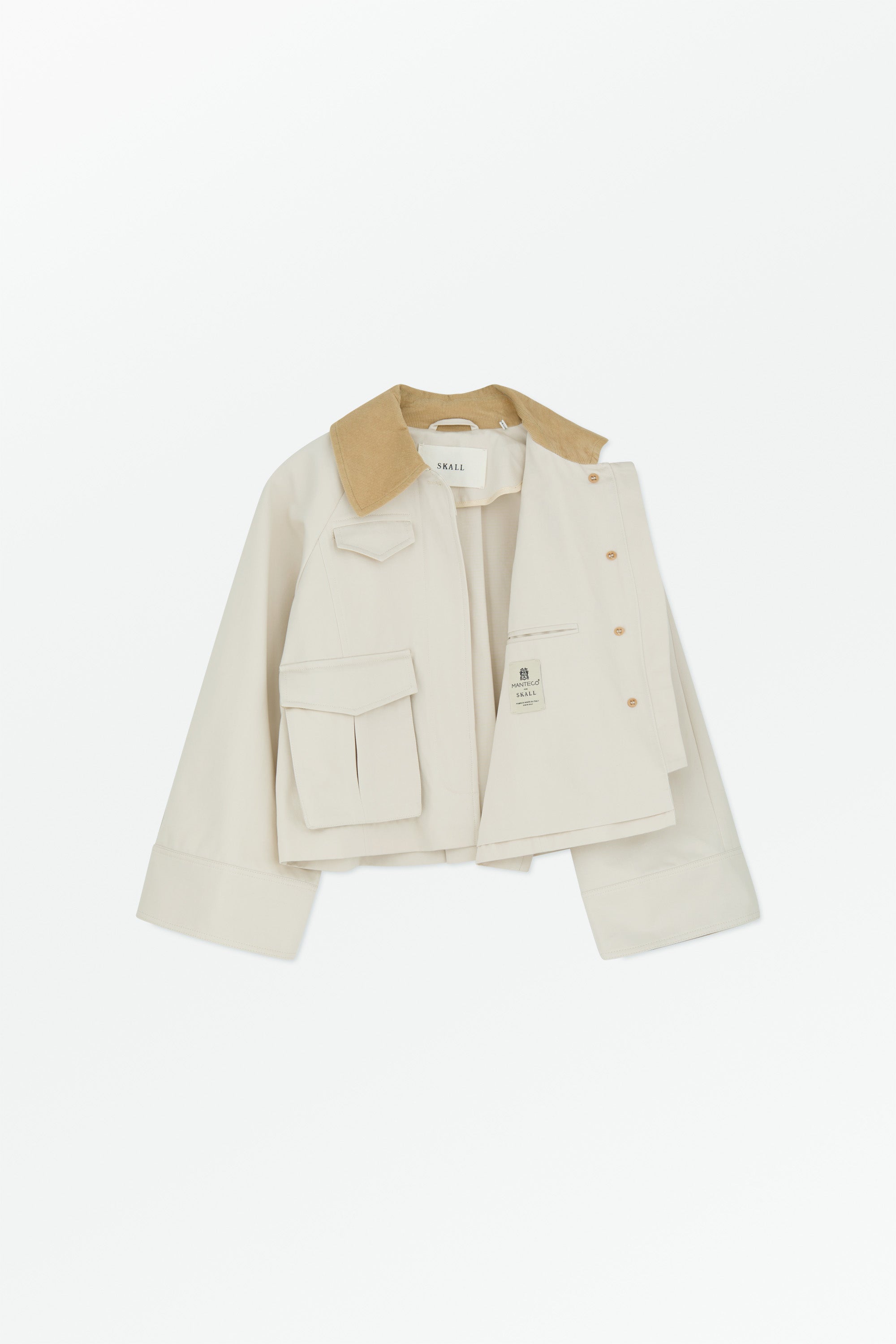 Gaby summer city jacket - Dusty white – Skall Studio ENG