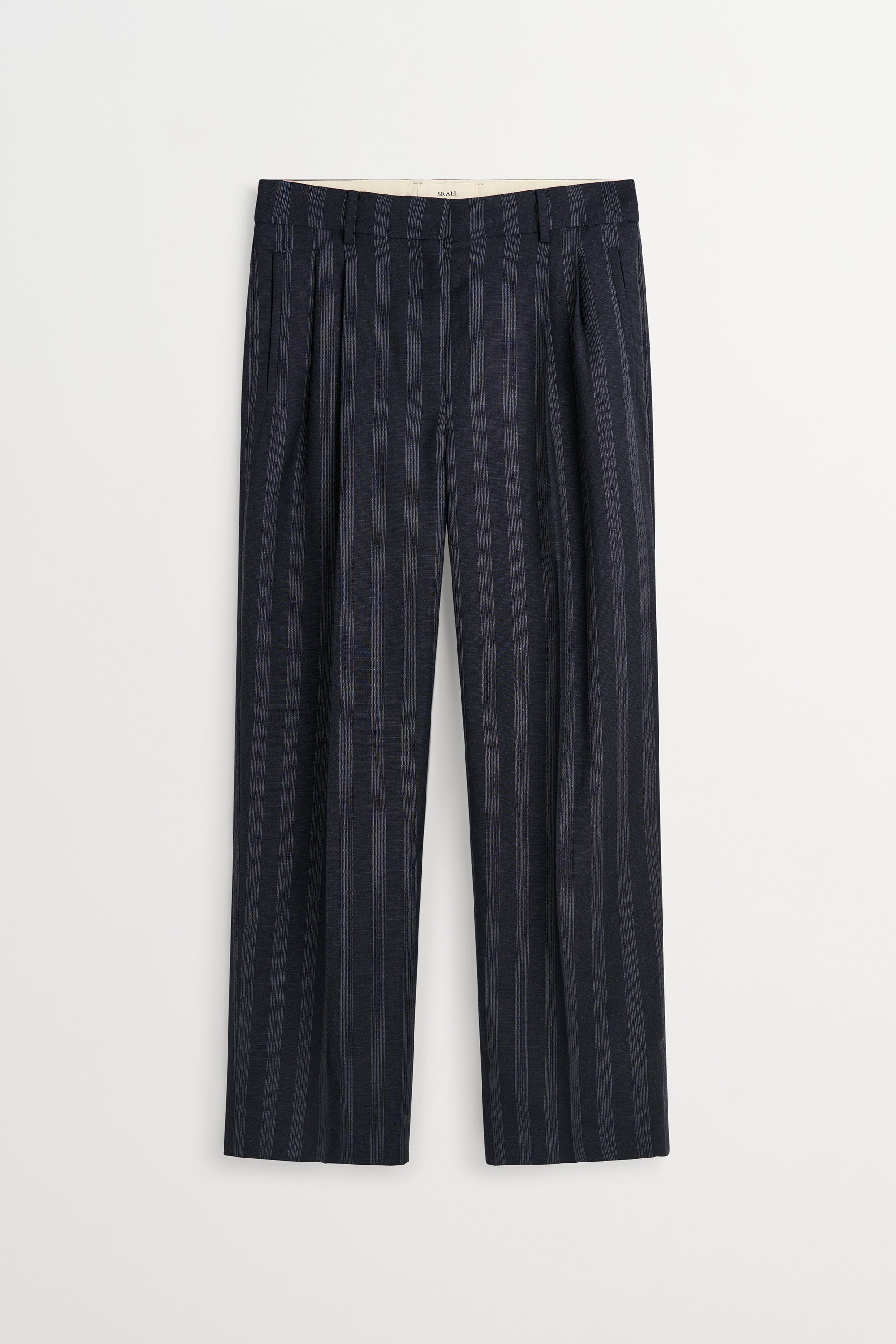 Skall Studio Harry trousers Pants Navy pinstripe