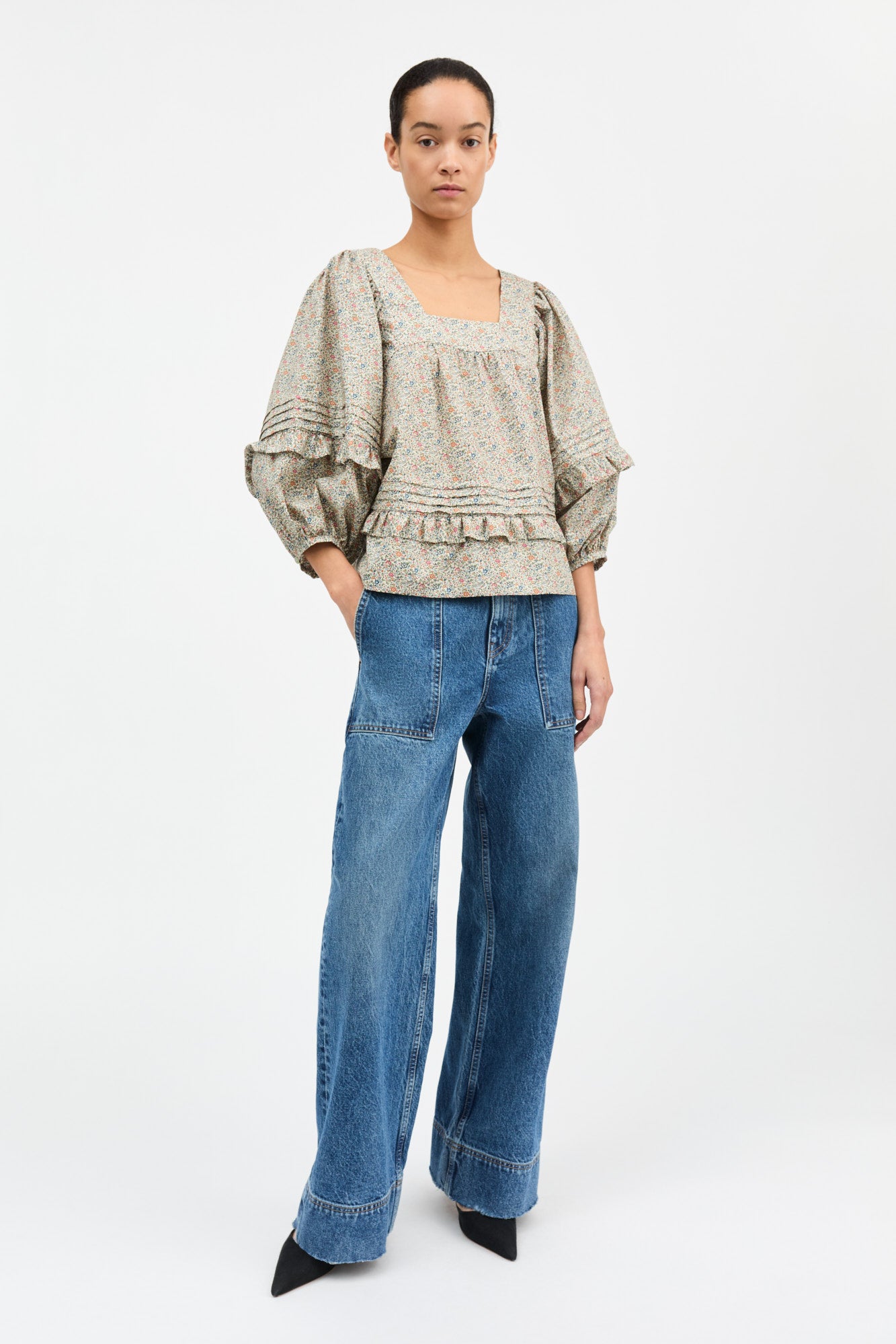 Skall Studio Hope blouse Blouse Flower field