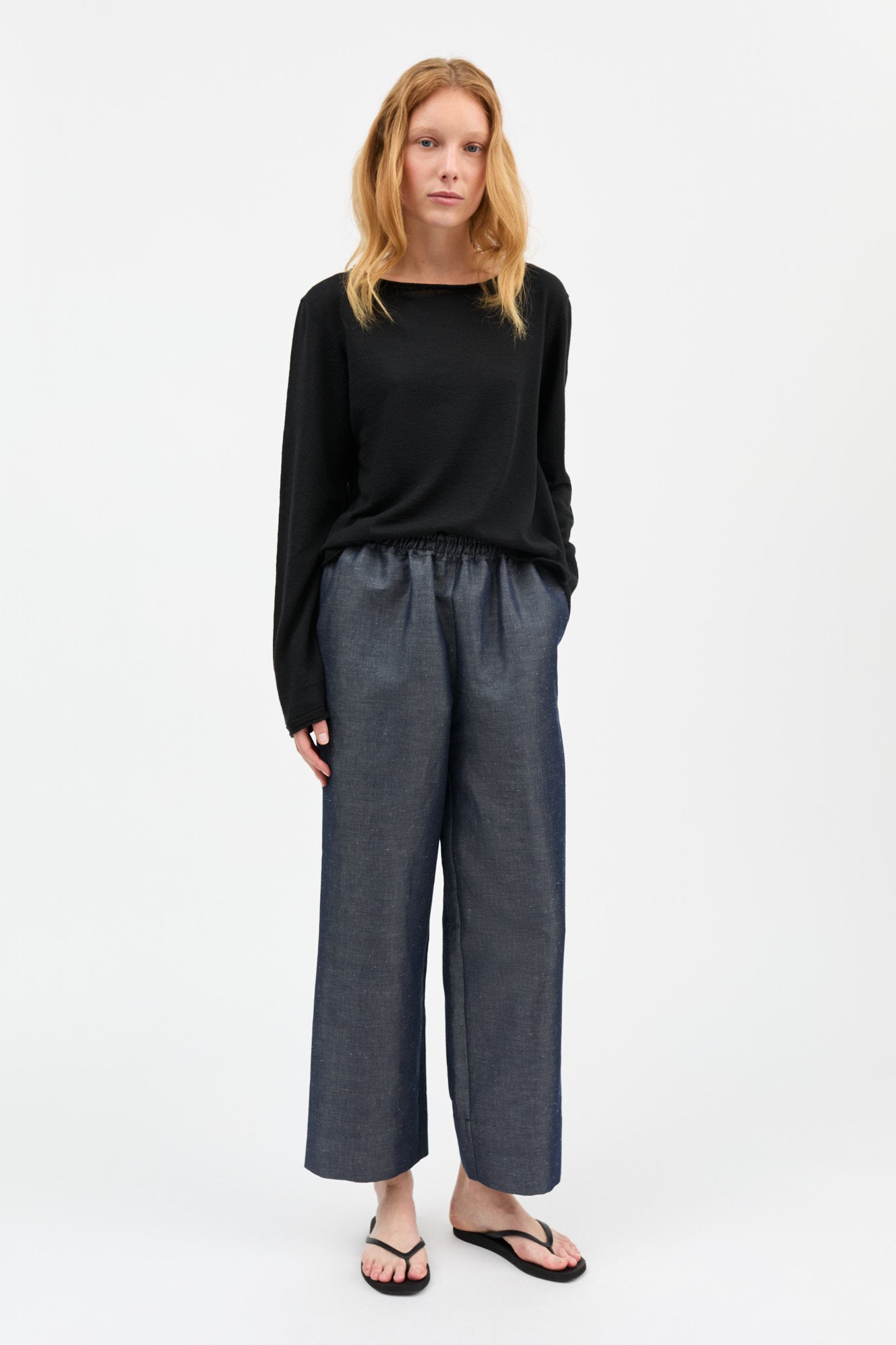 Jasmine pants - Night blue – Skall Studio ENG