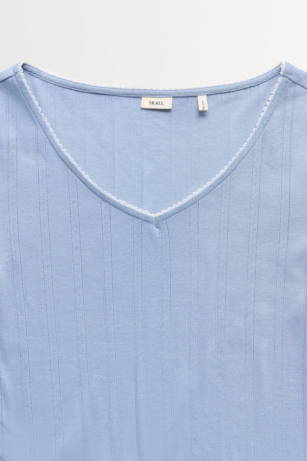 Skall Studio June V blouse Blouse Blue whisper